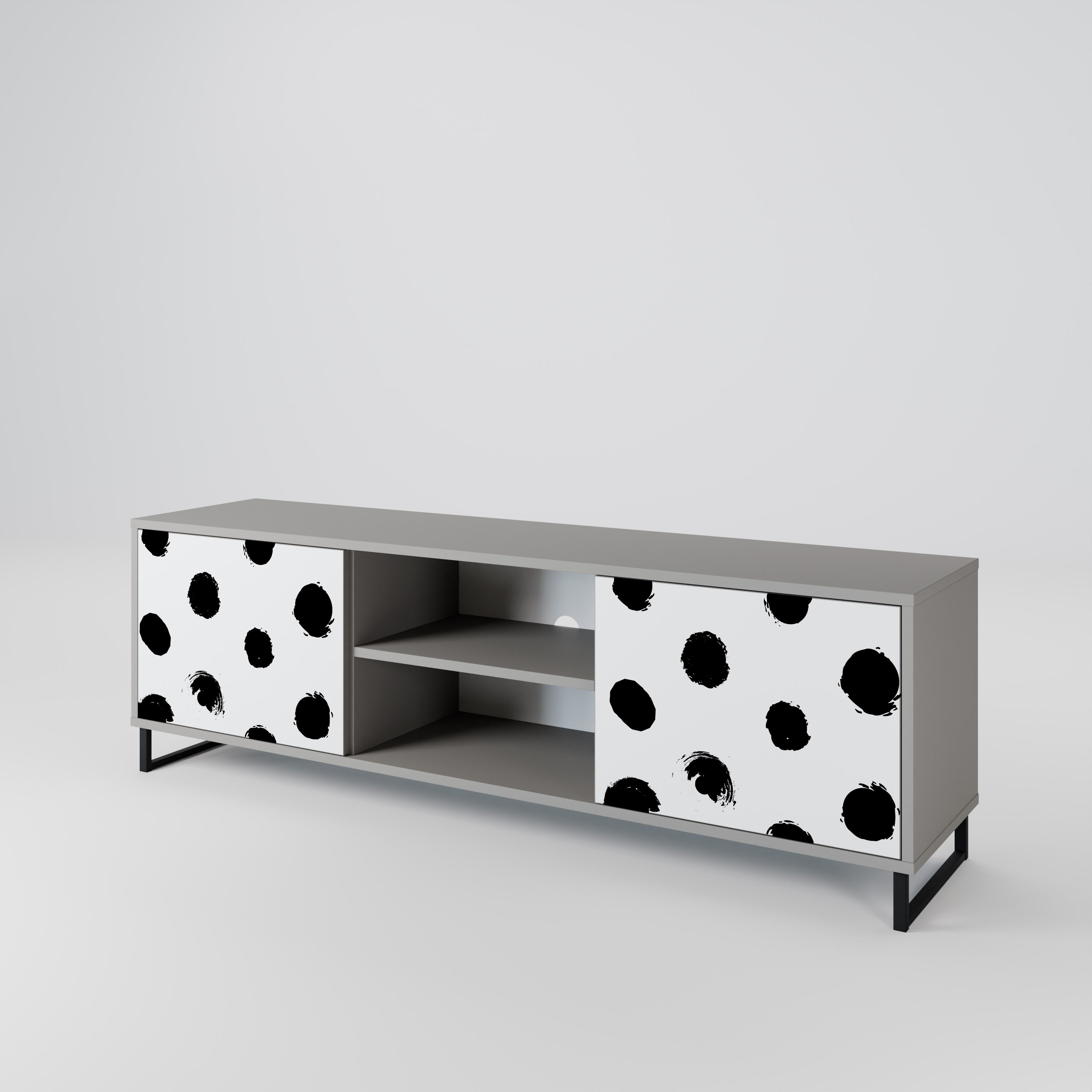 SLIPPING MINUTES 2-Door TV Cabinet