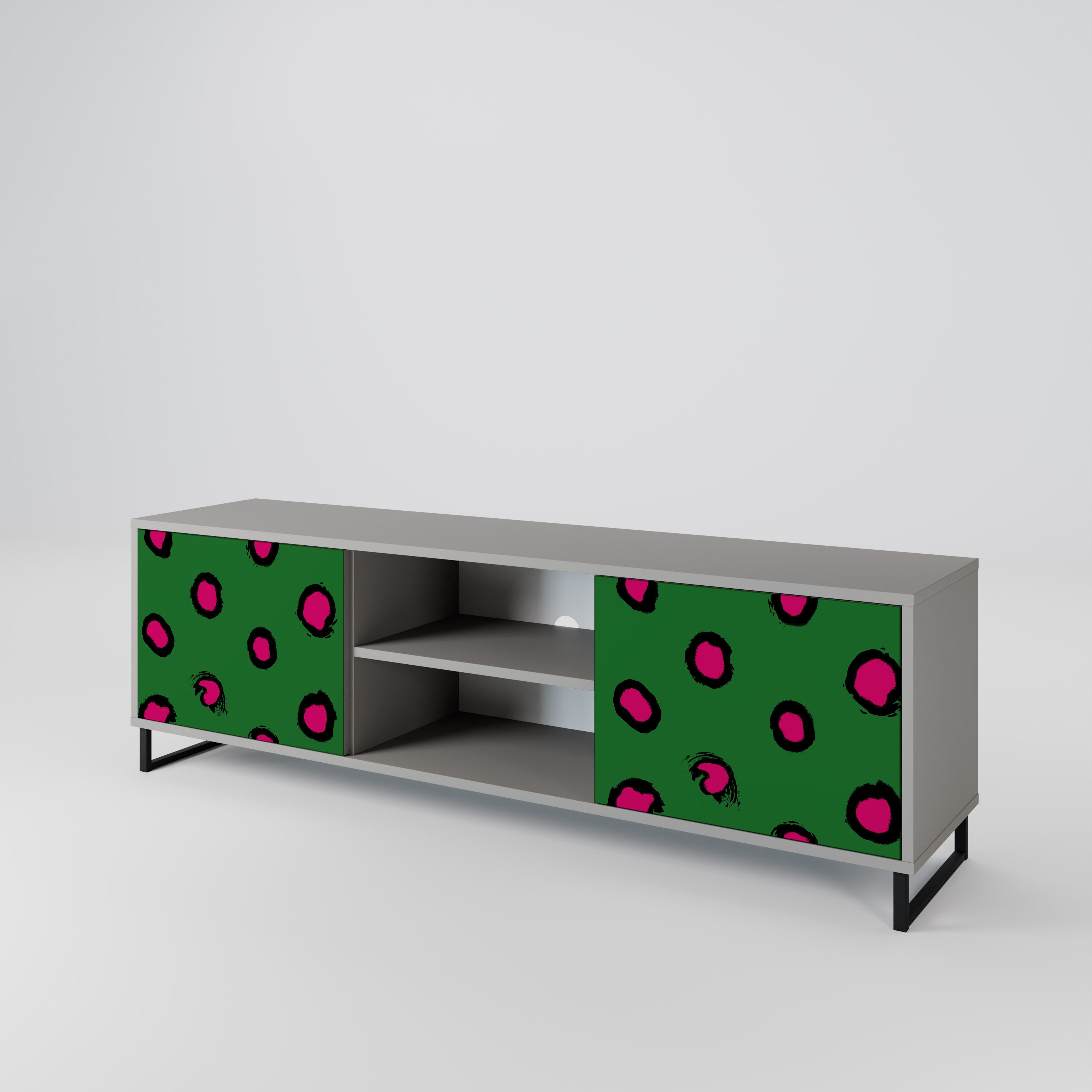 FUNKY SPOTS 2-Door TV Cabinet