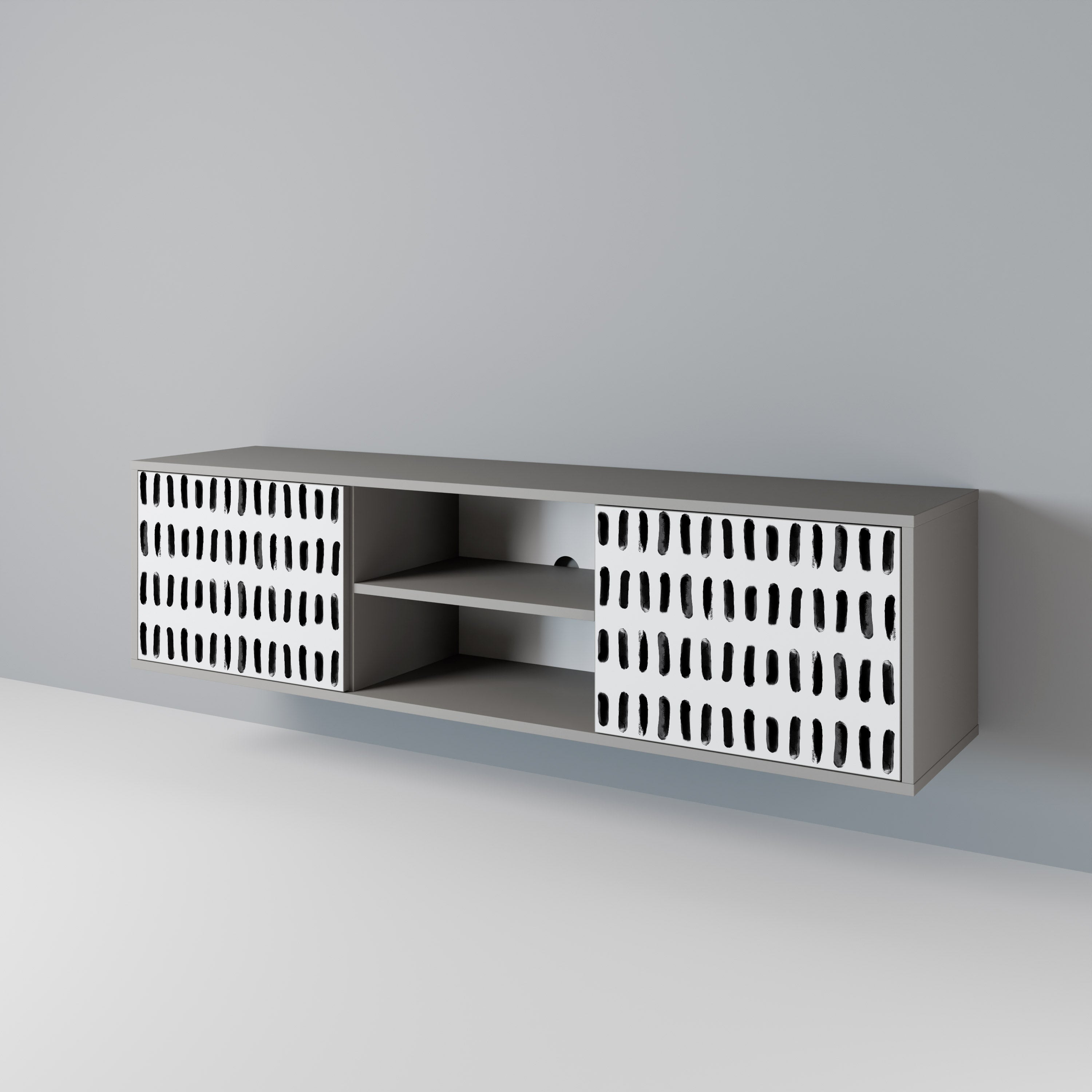 NIGHTY MELODIES 2-Door TV Cabinet