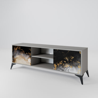 MARBLE OF TOMMORROW Dvoudveřový TV stolek