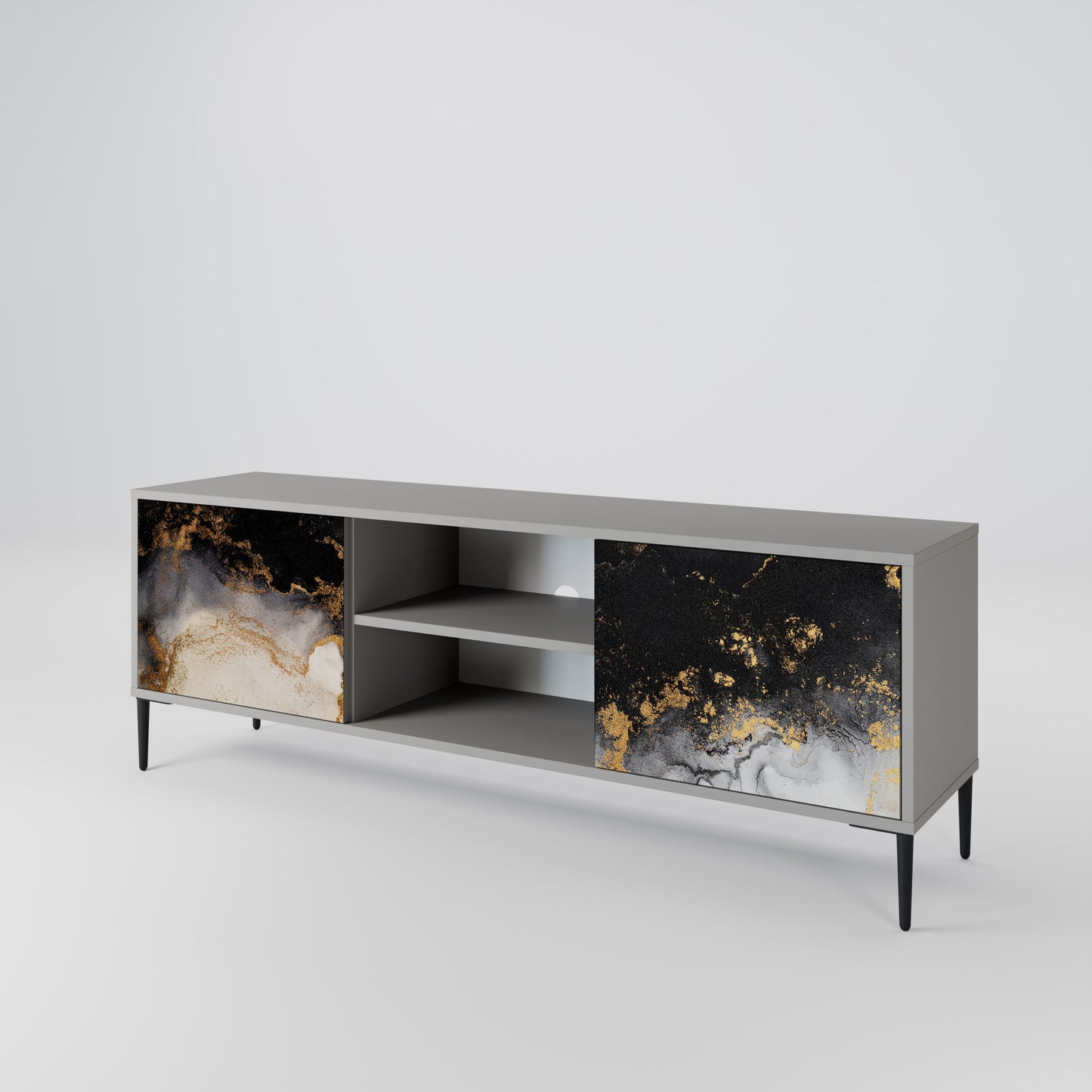 MARBLE OF TOMMORROW Dvoudveřový TV stolek