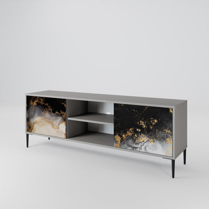 MARBLE OF TOMMORROW Dvoudveřový TV stolek