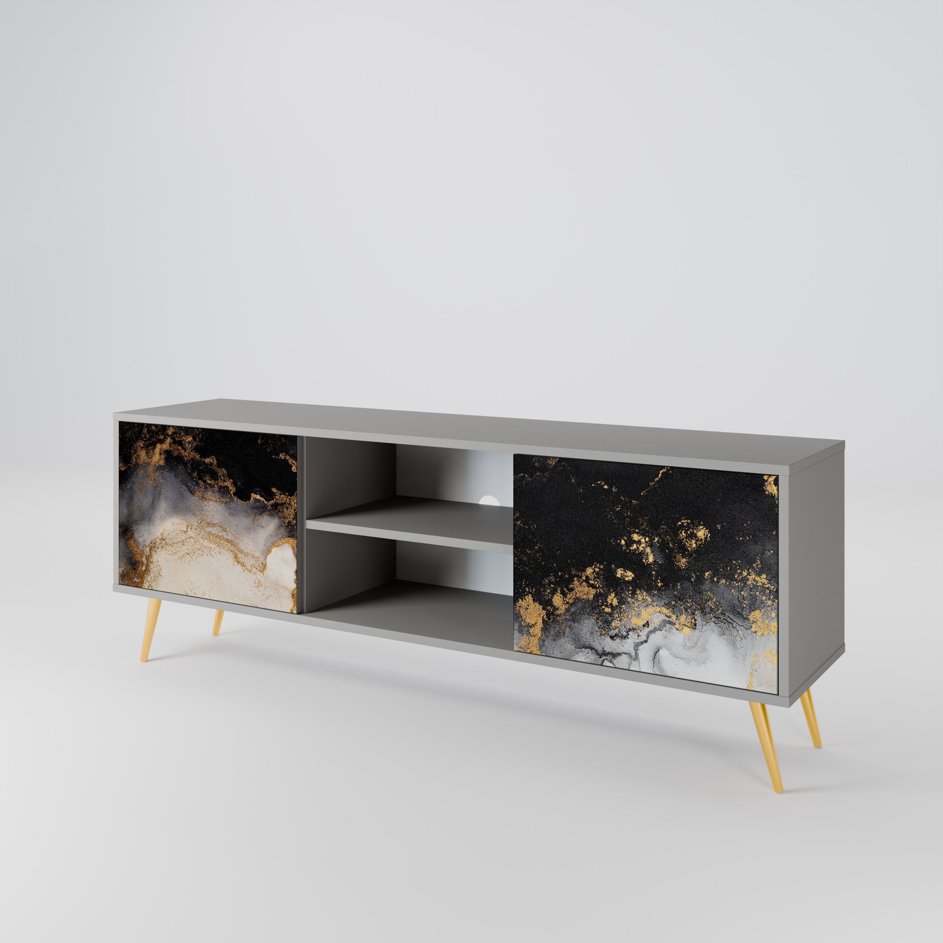 MARBLE OF TOMMORROW 2-Door TV Cabinet