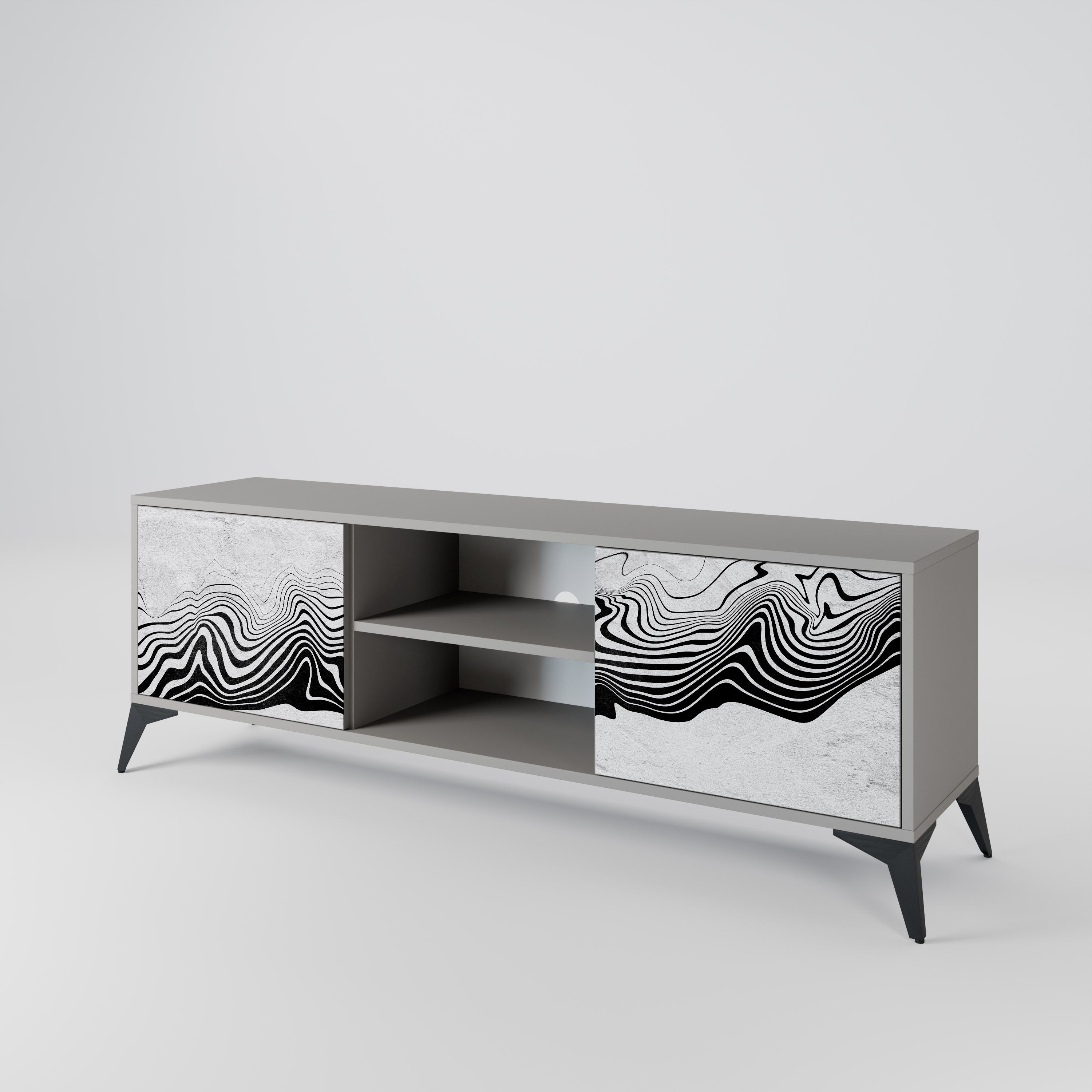 MONOCHROME MIRAGE 2-Door TV Cabinet