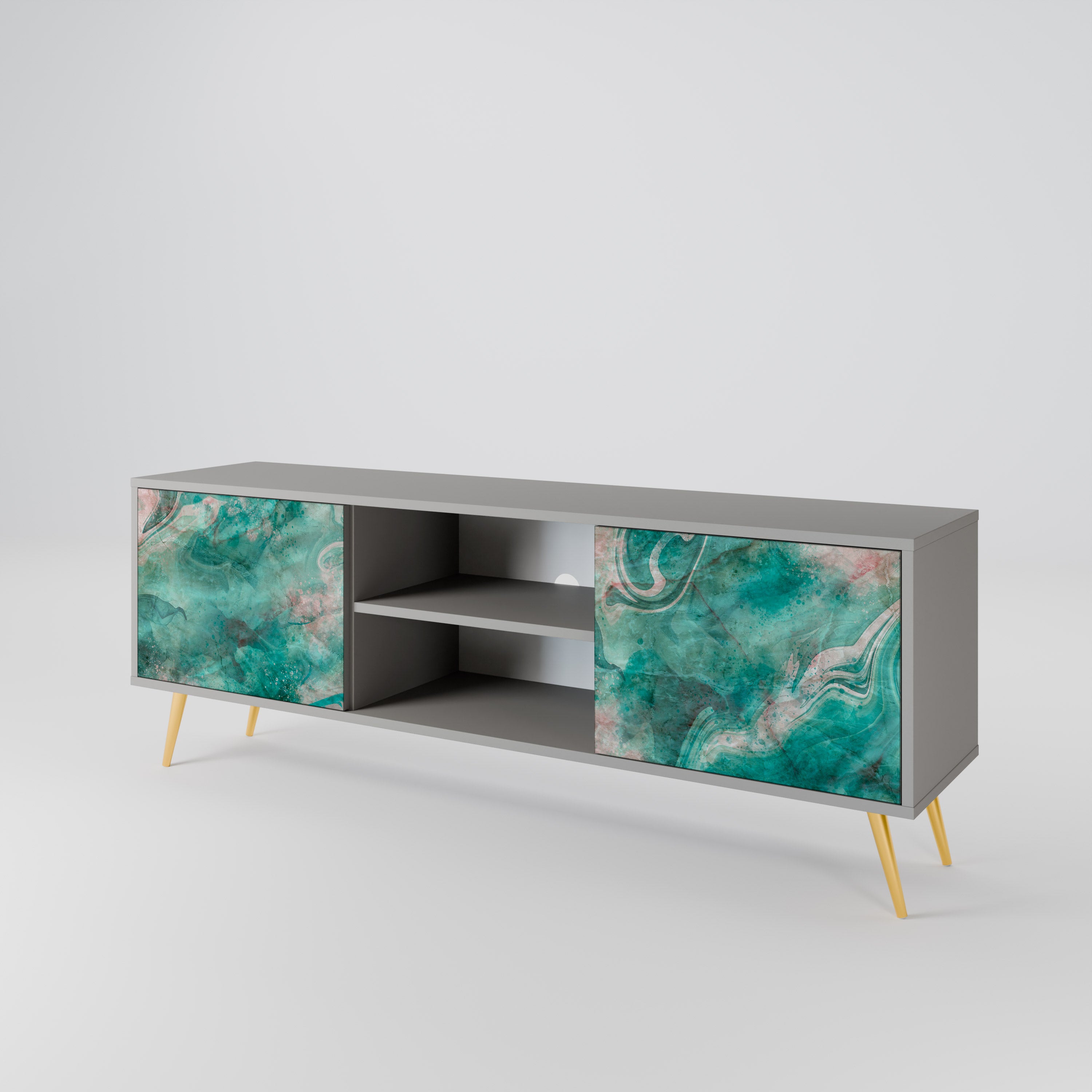 ABSTRACT ALCHEMY 2-Door TV Cabinet