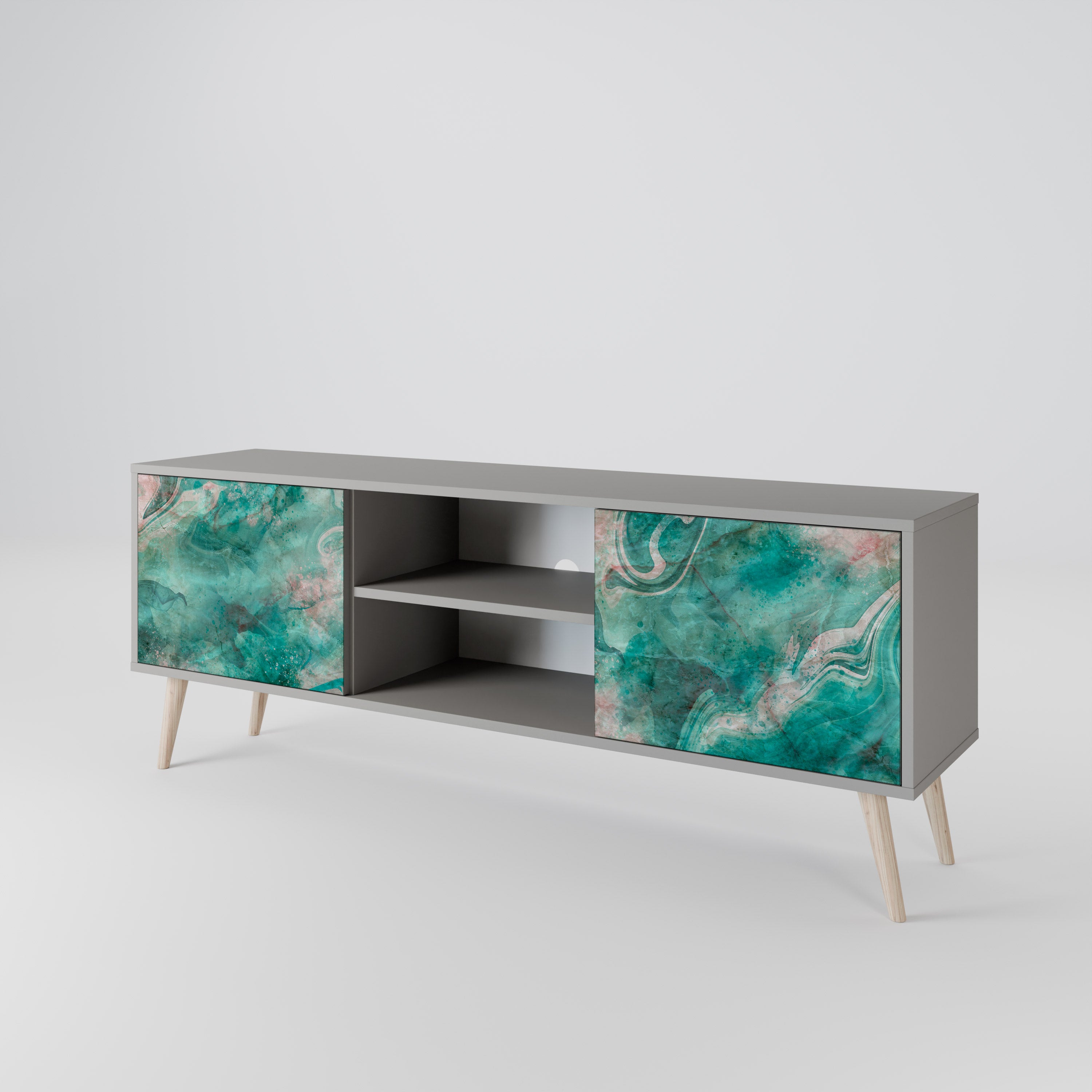 ABSTRACT ALCHEMY 2-Door TV Cabinet