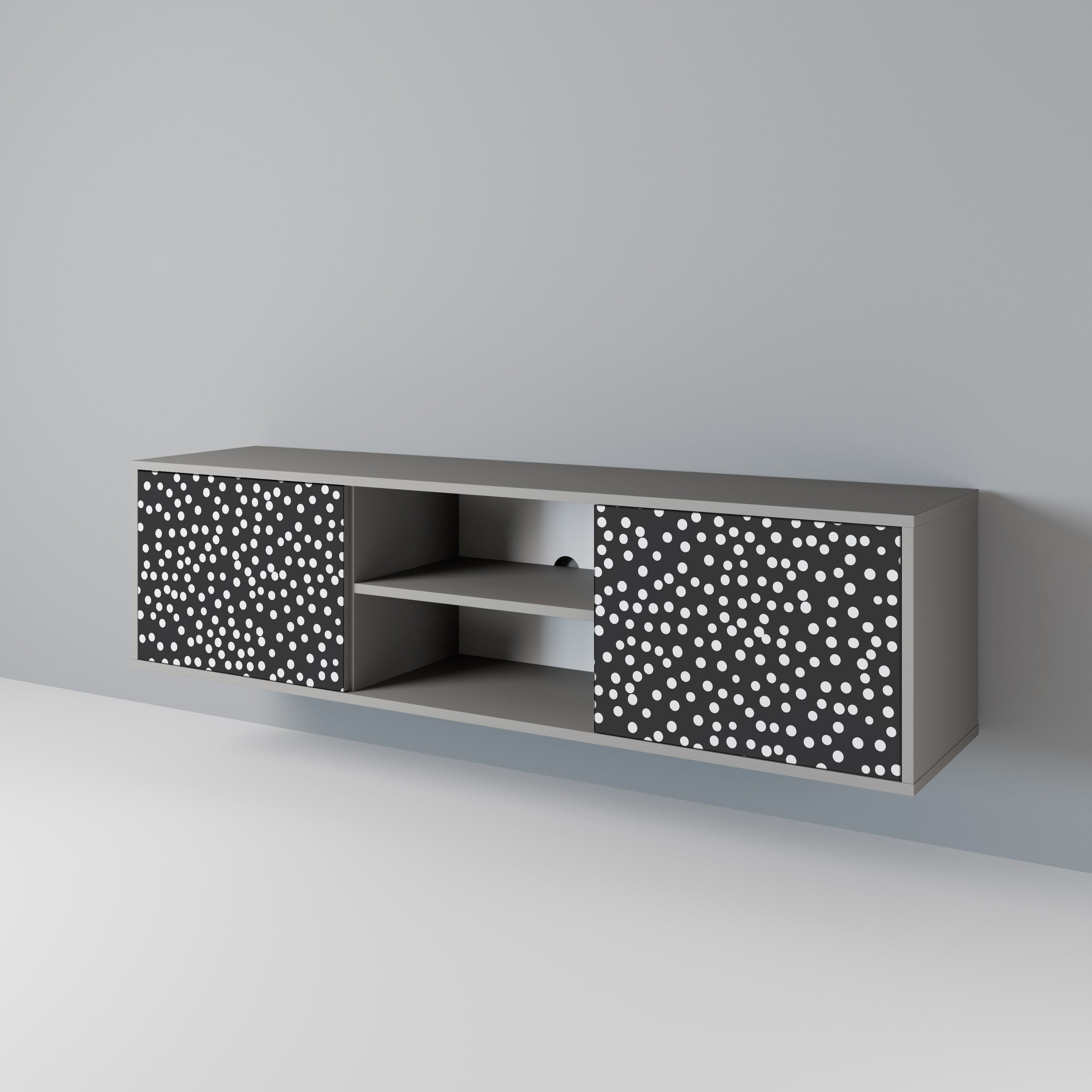 BLINDING LIGHTS 2-Door TV Cabinet