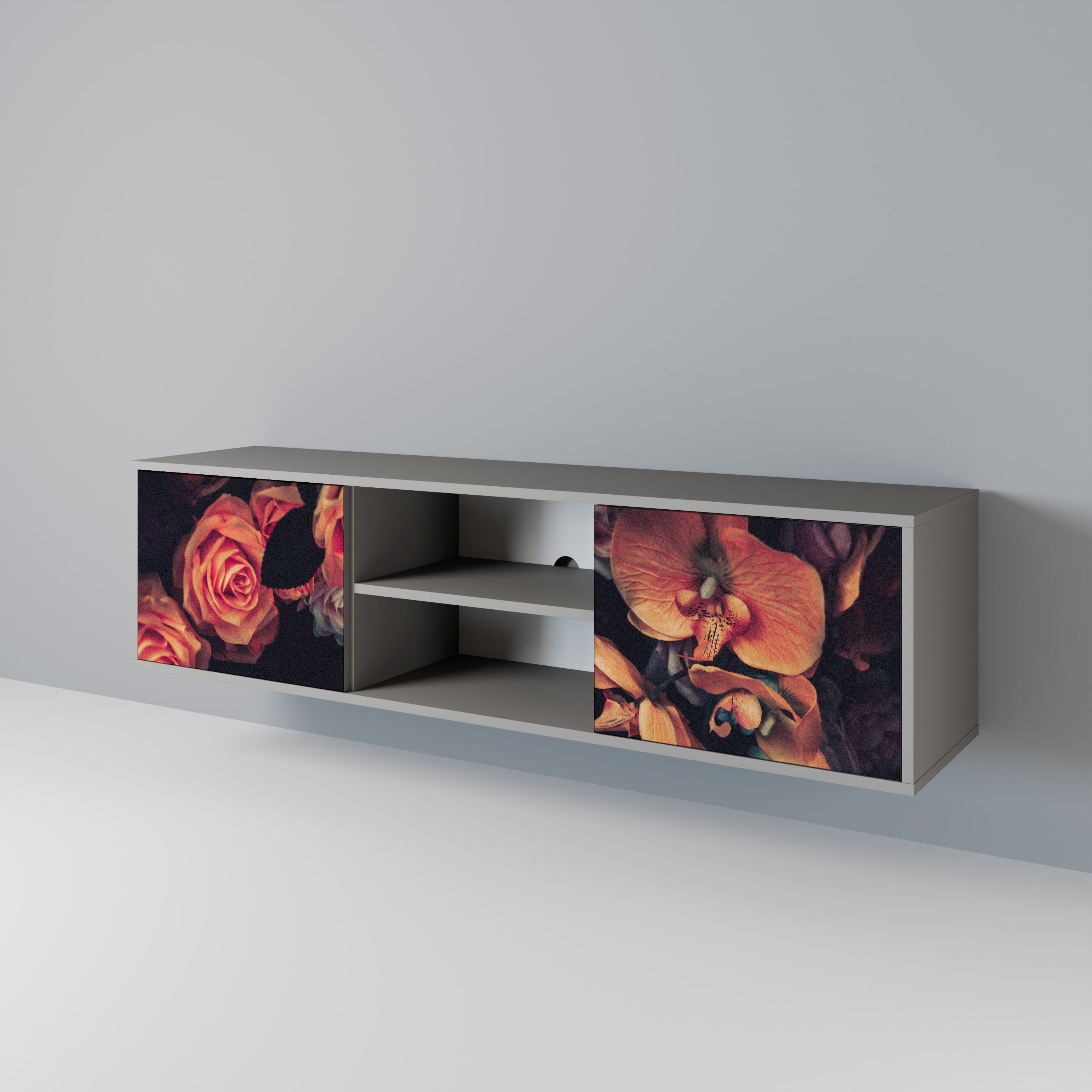 NEVERENDING BLOOM 2-Door TV Cabinet