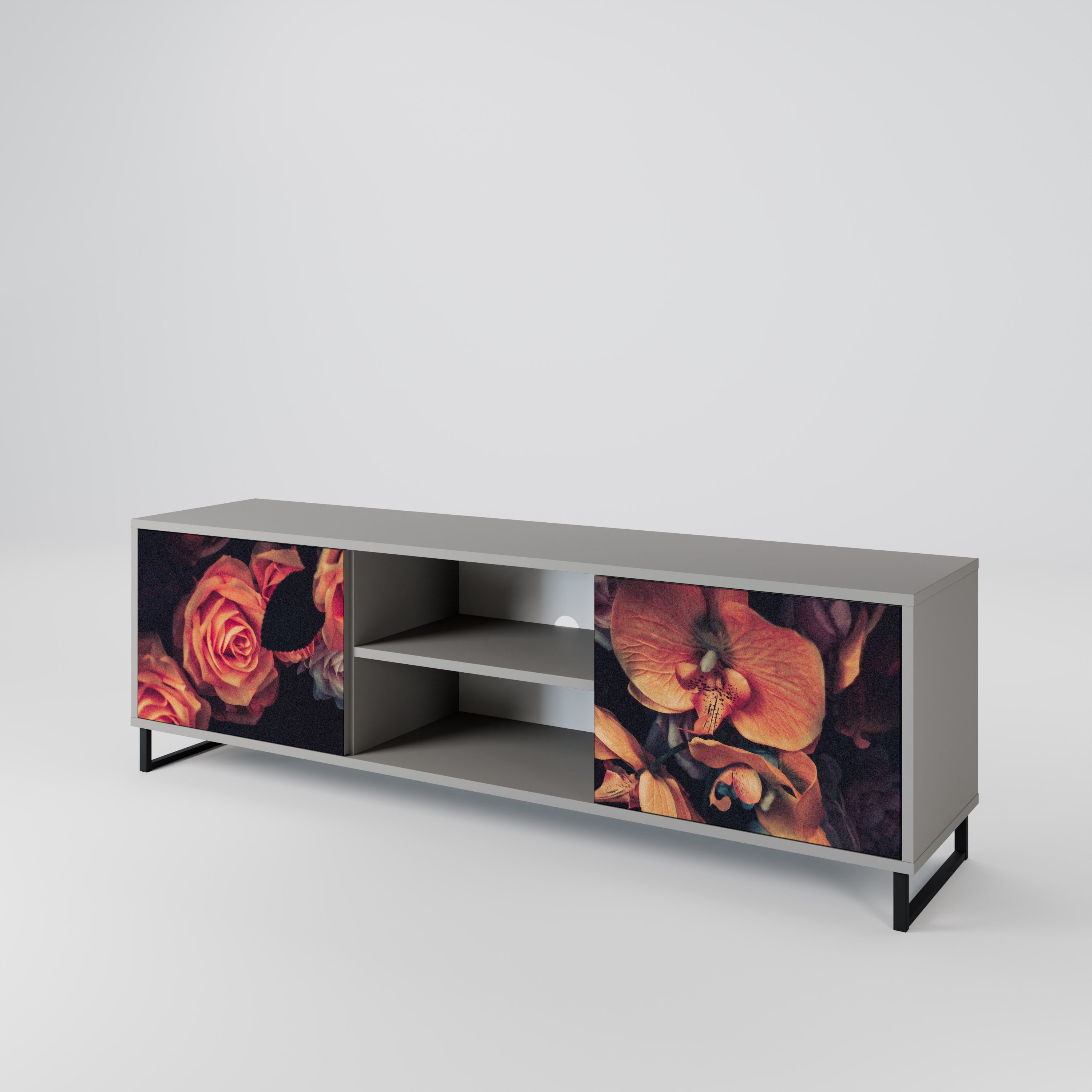 NEVERENDING BLOOM 2-Door TV Cabinet