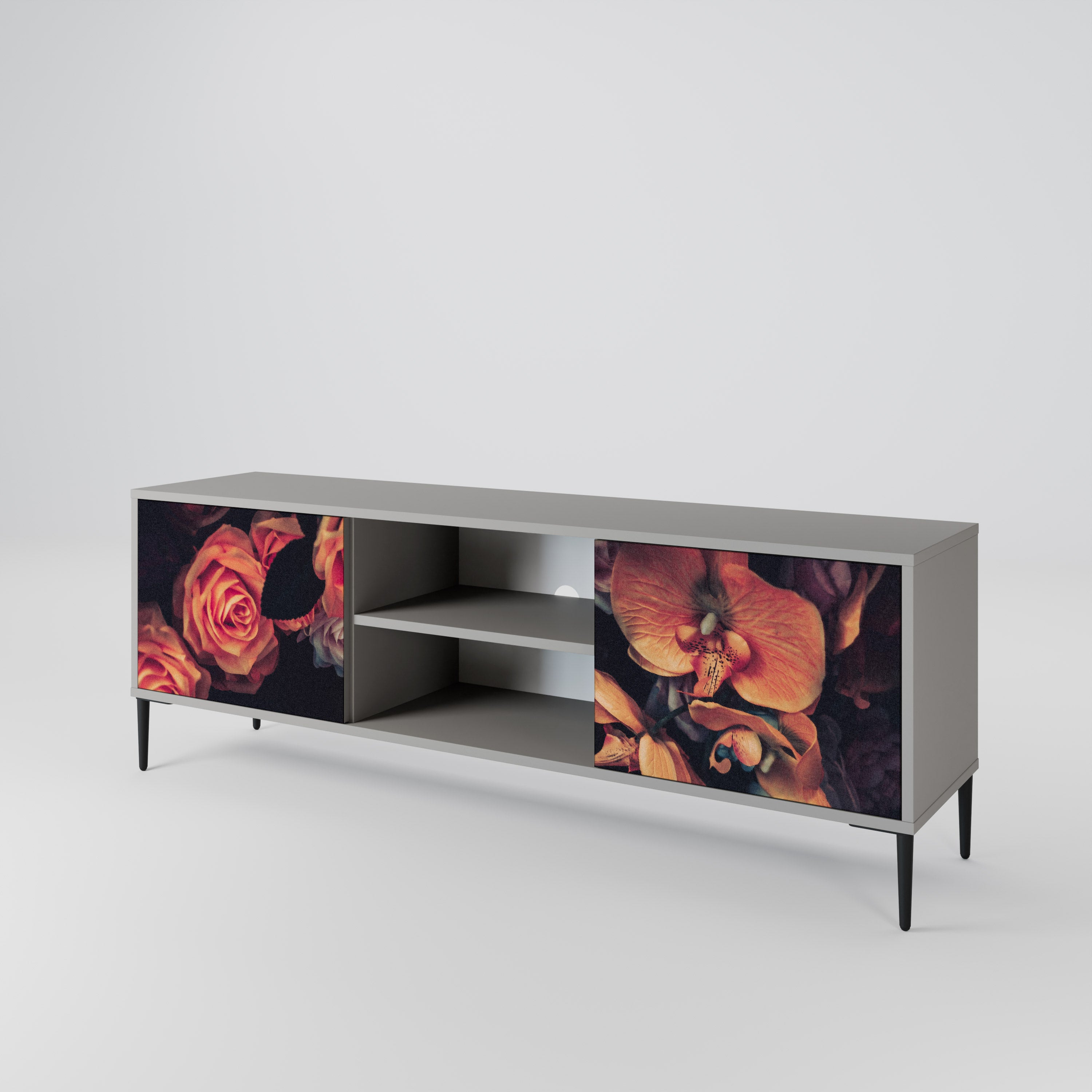 NEVERENDING BLOOM 2-Door TV Cabinet