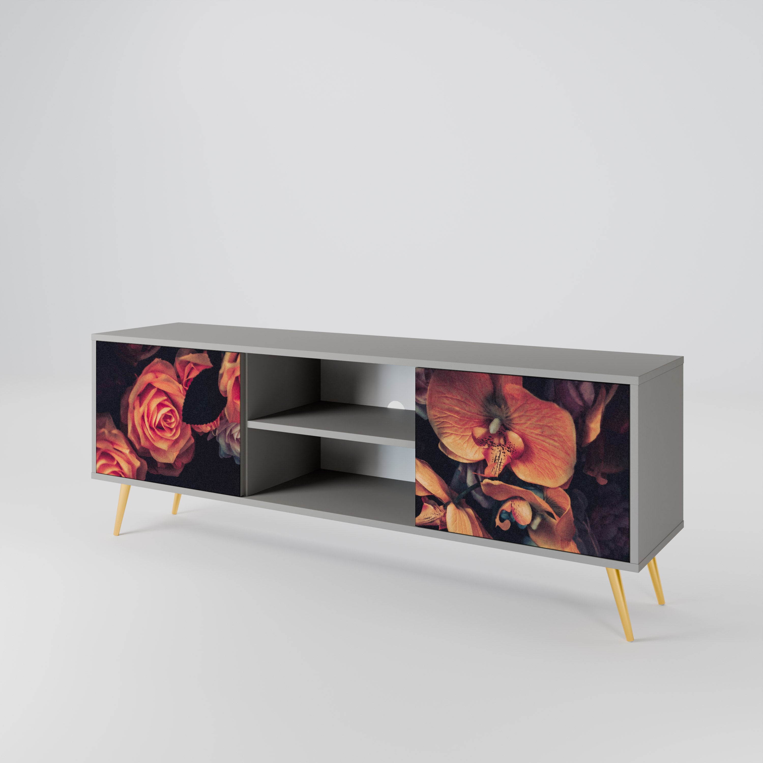 NEVERENDING BLOOM 2-Door TV Cabinet