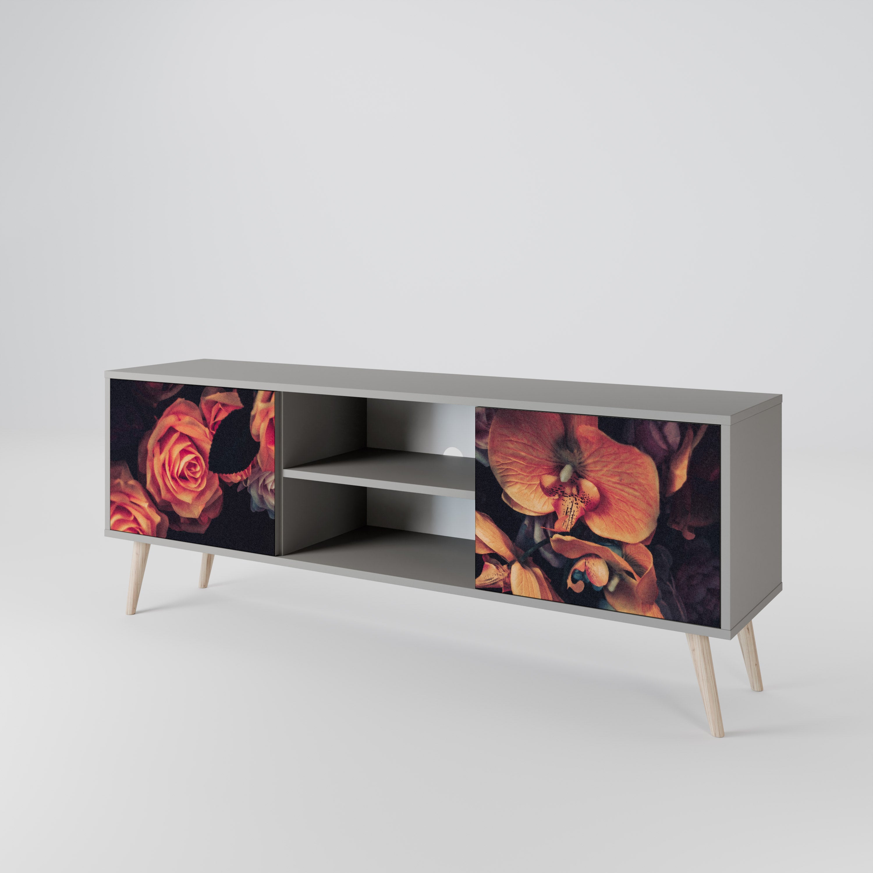 NEVERENDING BLOOM 2-Door TV Cabinet