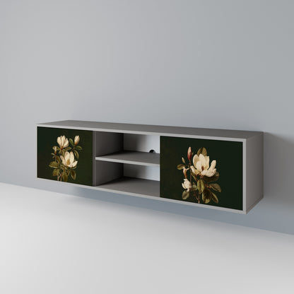FLORAL NOIR Dvoudveřový TV stolek