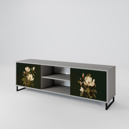 FLORAL NOIR Dvoudveřový TV stolek