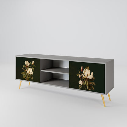 FLORAL NOIR Dvoudveřový TV stolek