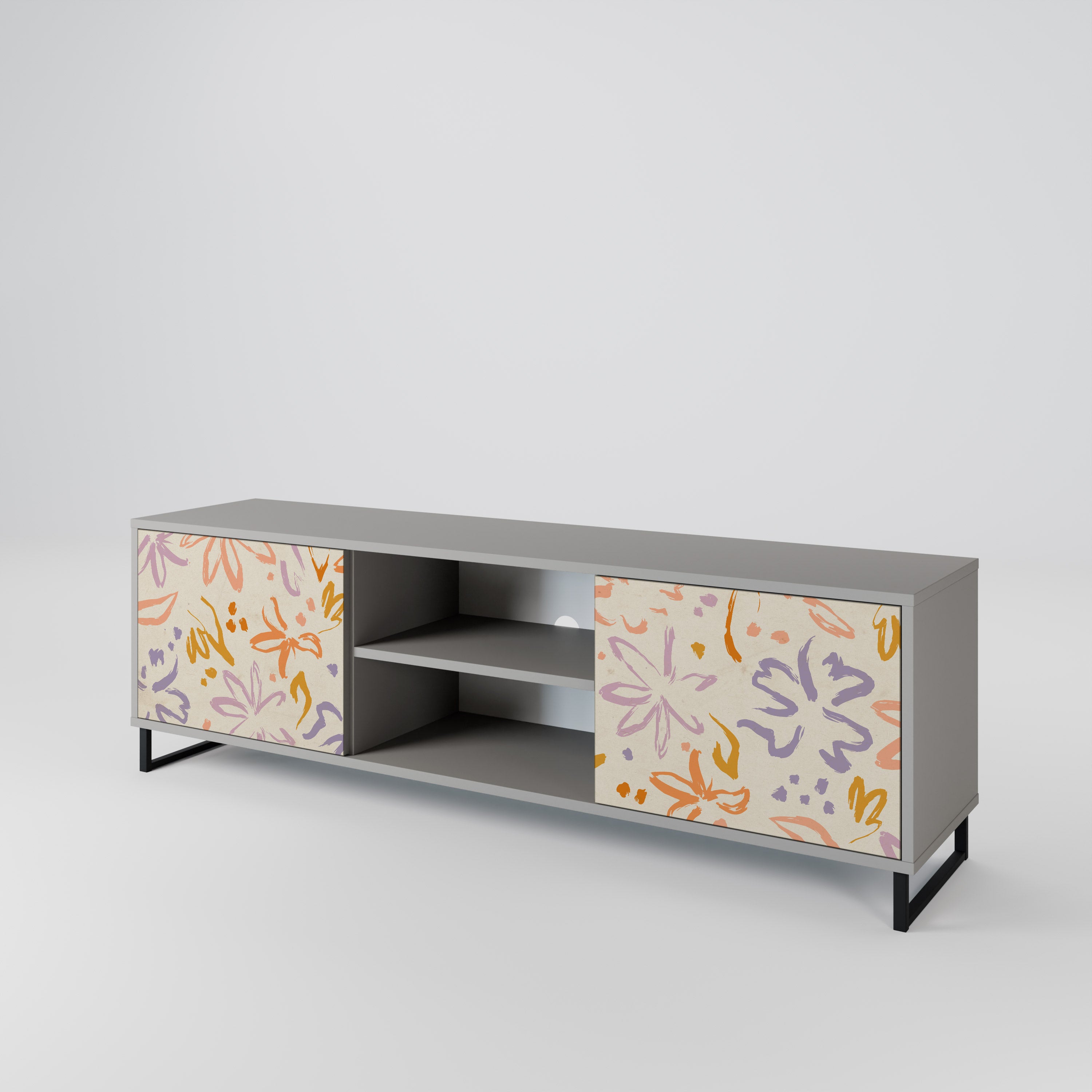SPRING WHIMSY 2-Door TV Cabinet