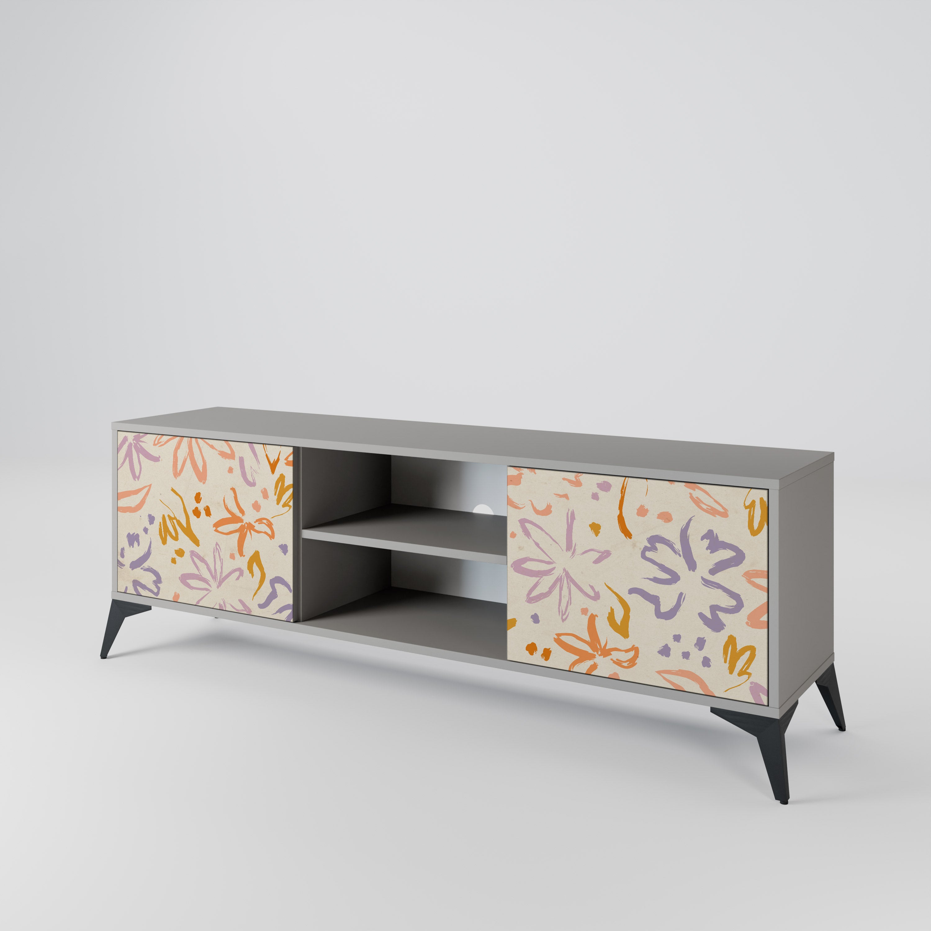 SPRING WHIMSY 2-Door TV Cabinet