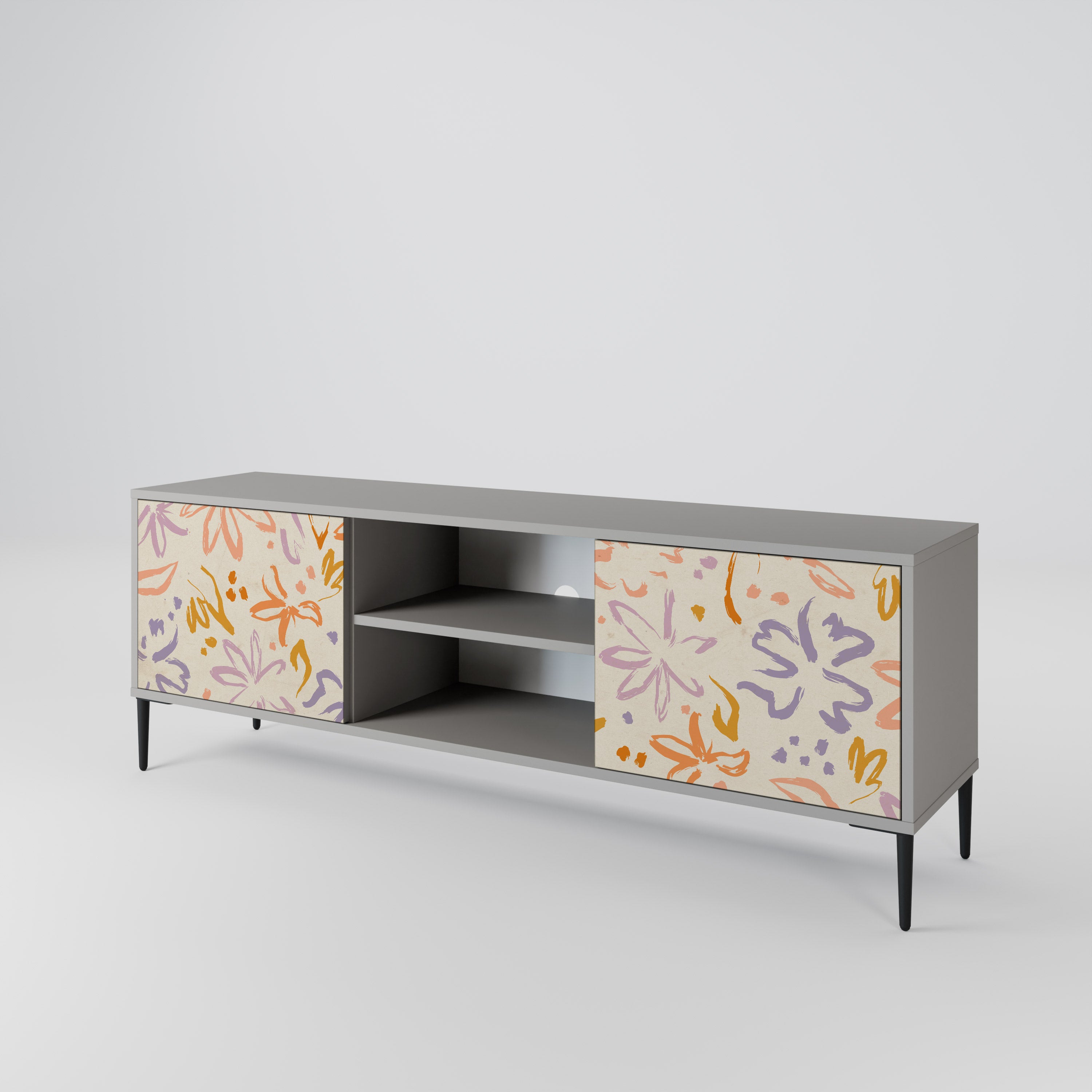 SPRING WHIMSY 2-Door TV Cabinet