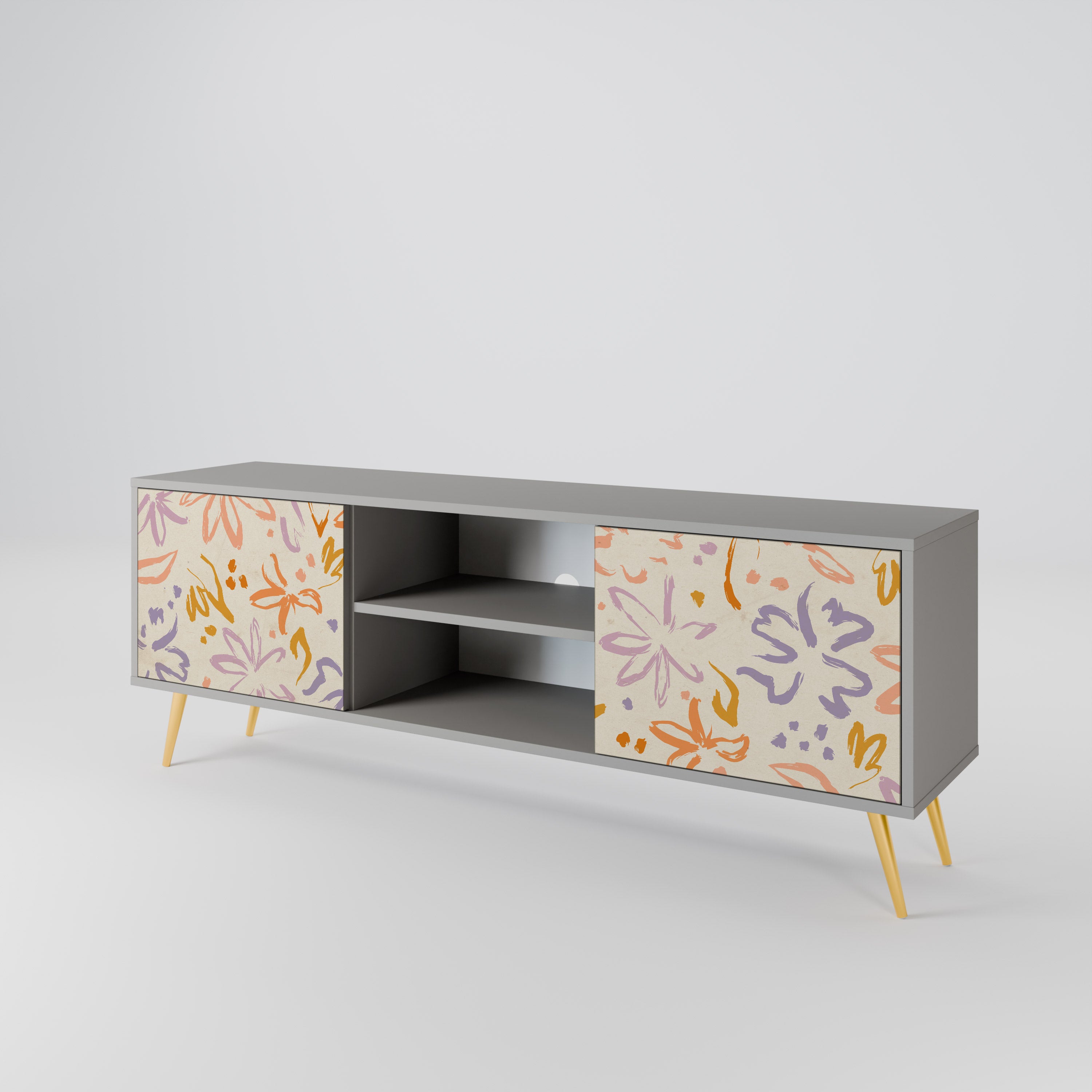 SPRING WHIMSY 2-Door TV Cabinet