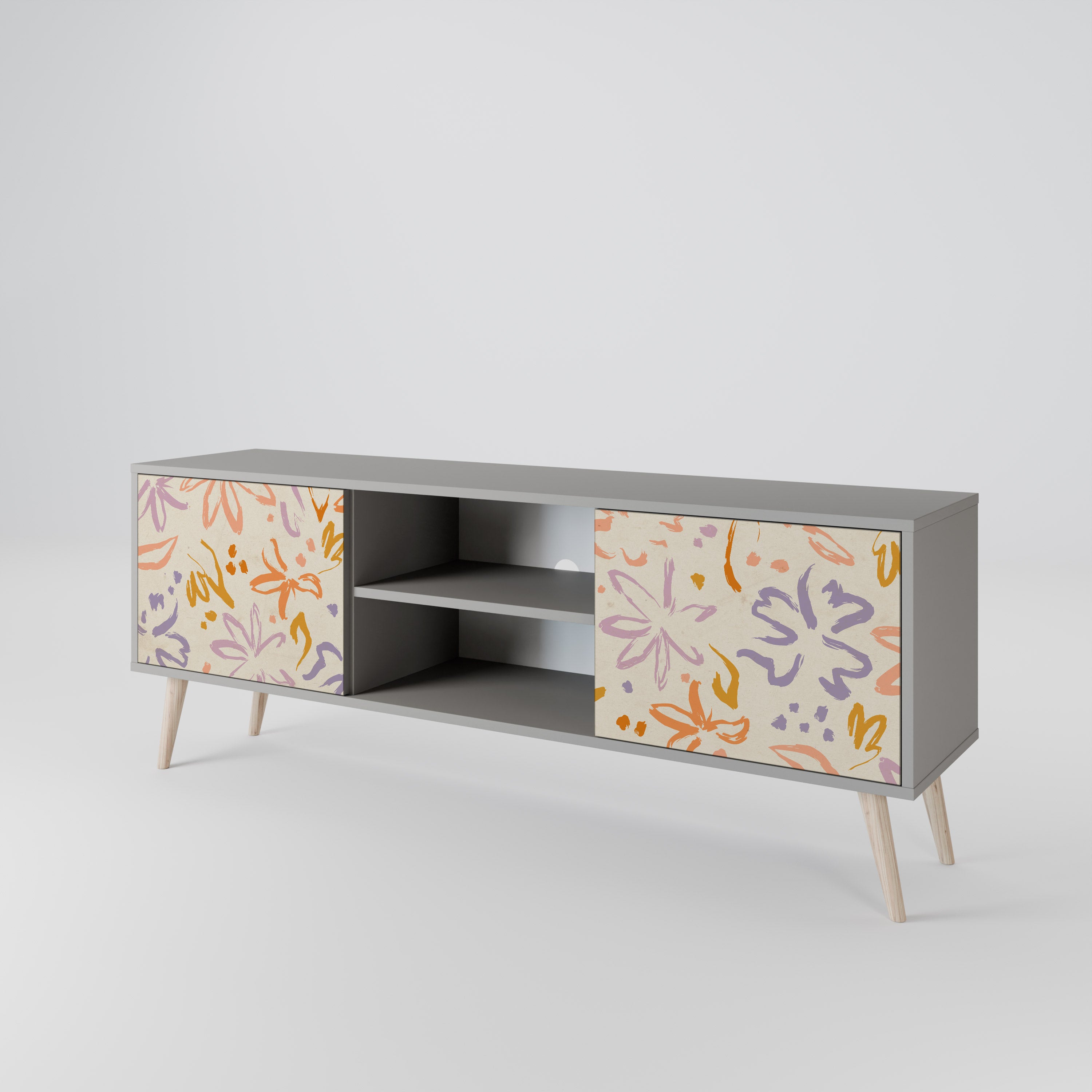 SPRING WHIMSY 2-Door TV Cabinet