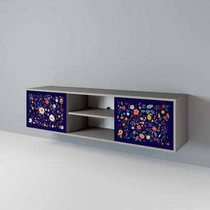 FLORAL COMBINATION Dvoudveřový TV stolek