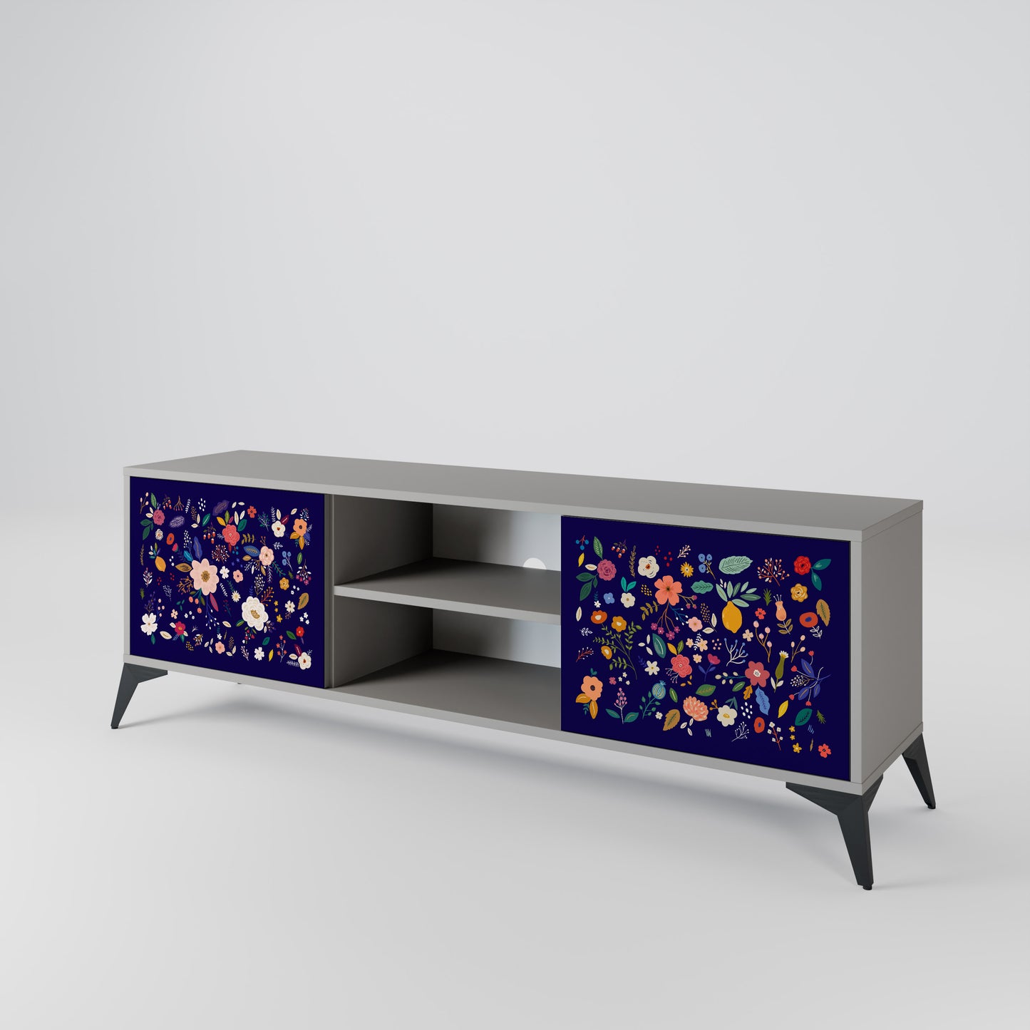 FLORAL COMBINATION Dvoudveřový TV stolek