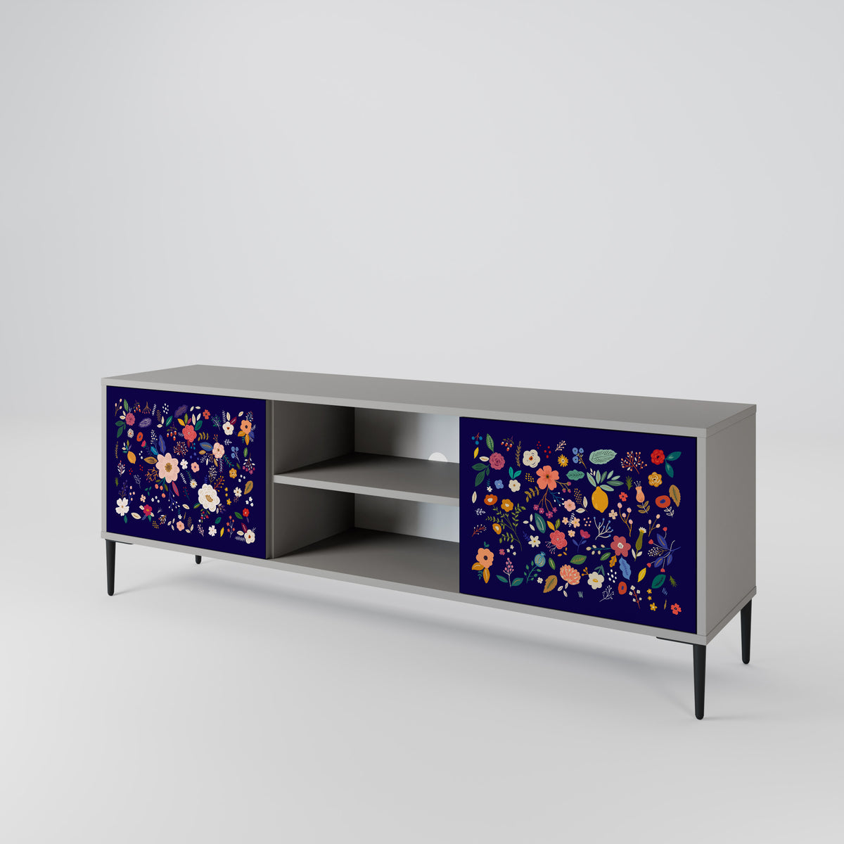 FLORAL COMBINATION Dvoudveřový TV stolek