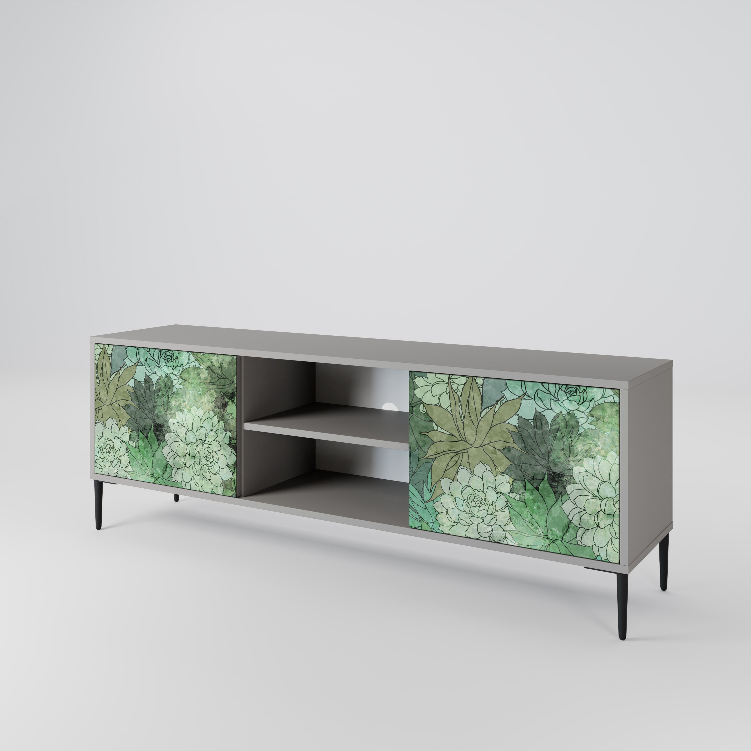 SUCCULENT CLUSTER 2-Door TV Cabinet