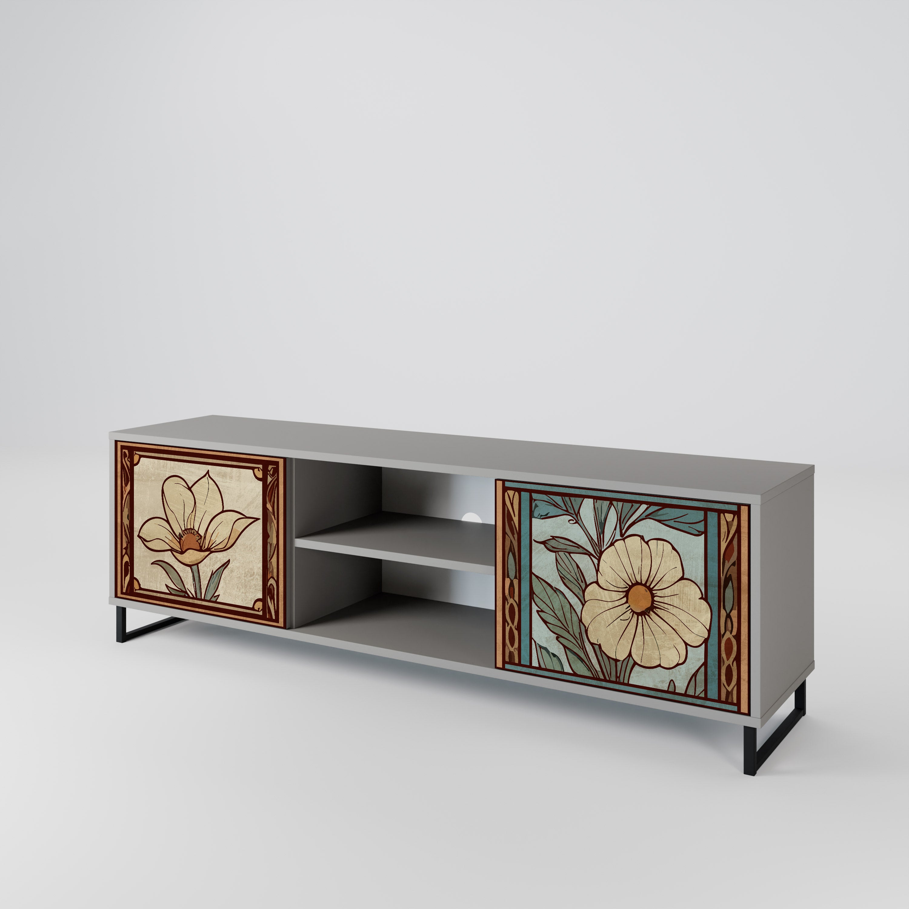 TIMELESS FLORA 2-Door TV Cabinet