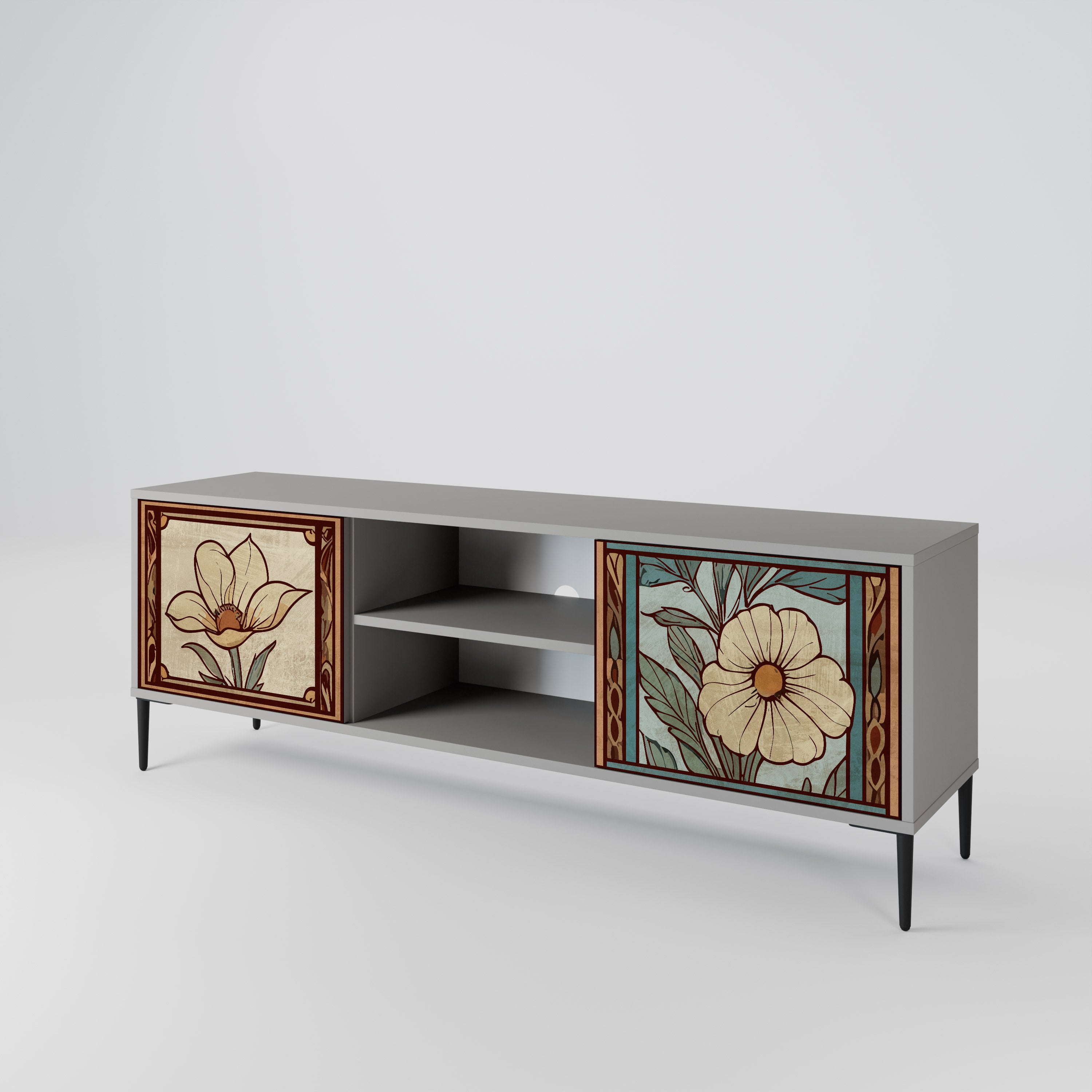 TIMELESS FLORA 2-Door TV Cabinet