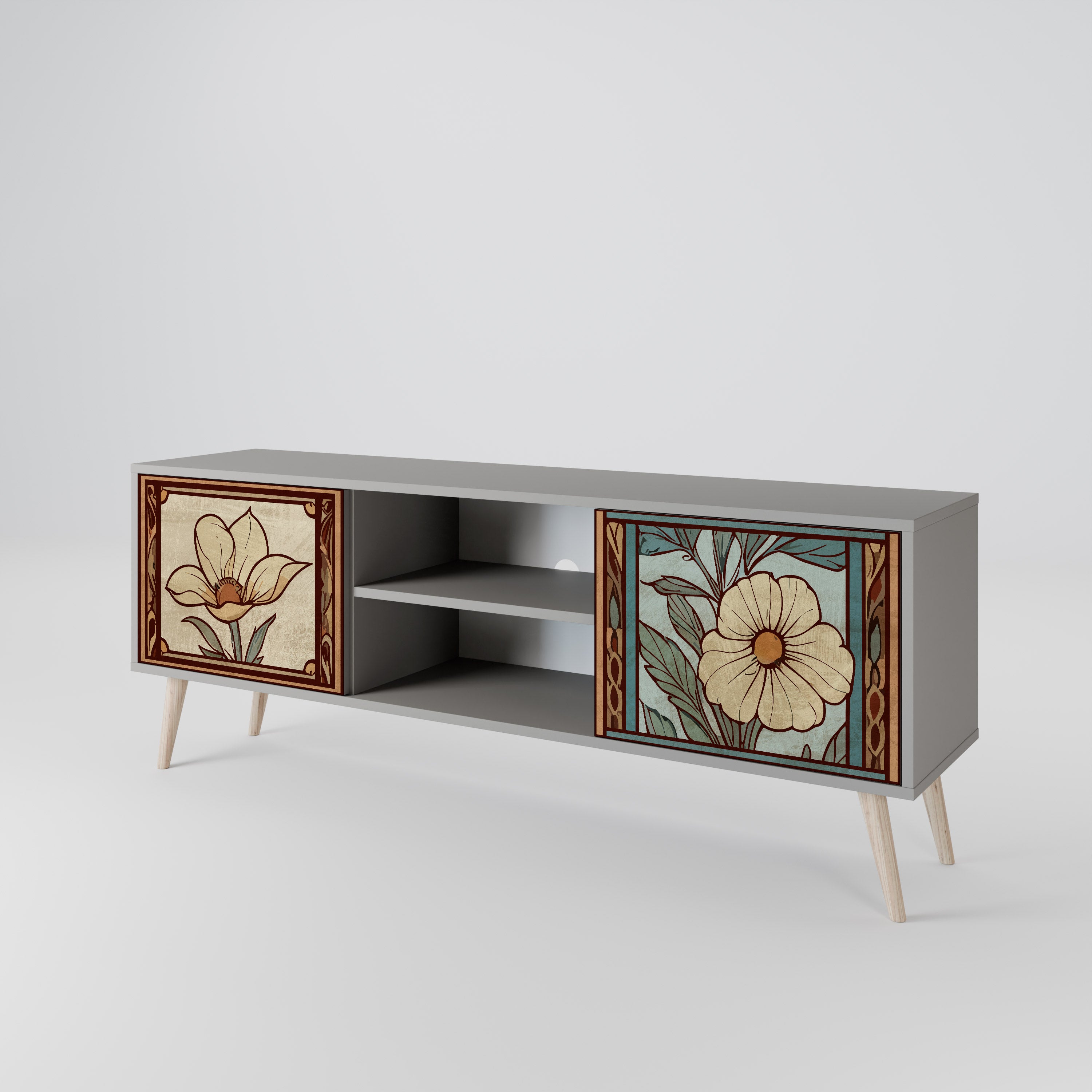 TIMELESS FLORA 2-Door TV Cabinet