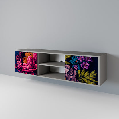 BLOOMING ELEGANCE Dvoudveřový TV stolek