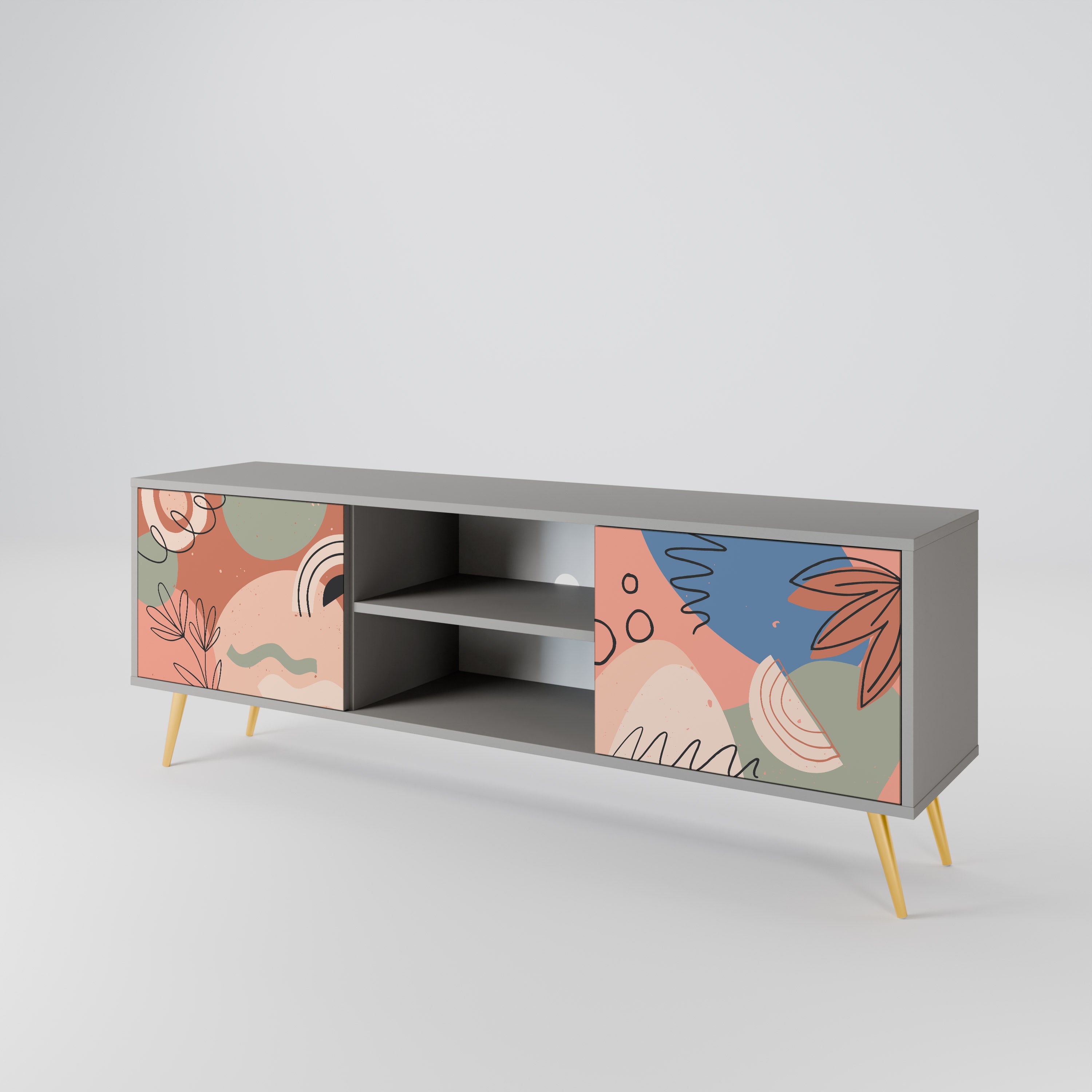 PASTEL DESTINY 2-Door TV Cabinet