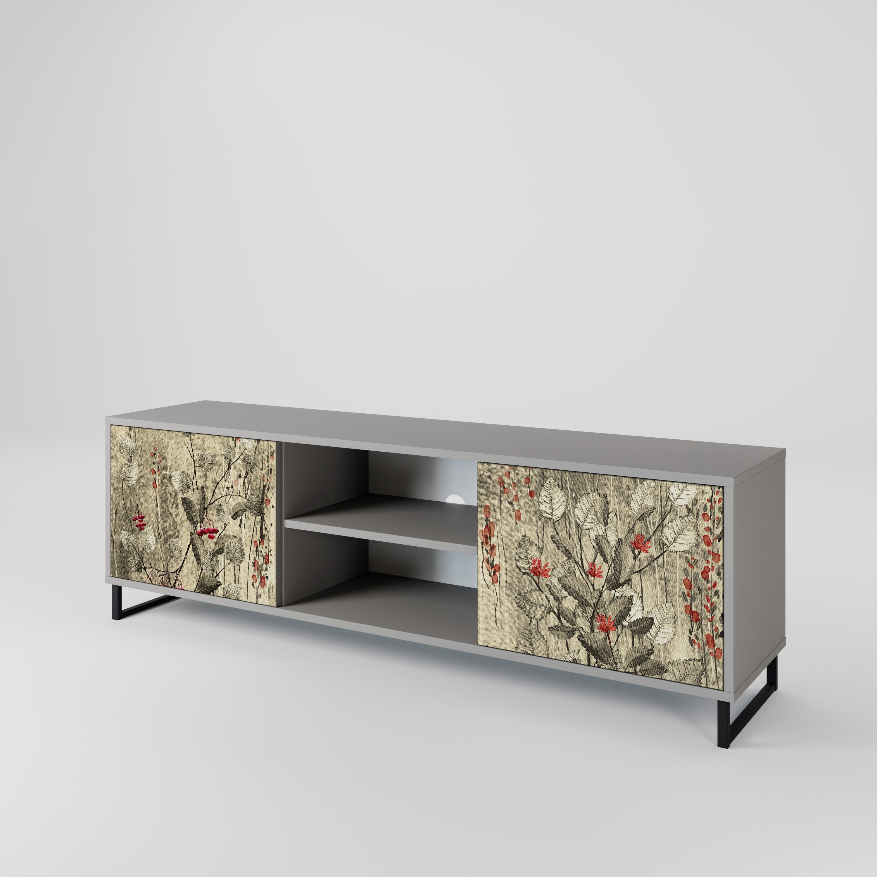 HERBAL GRACE 2-Door TV Cabinet
