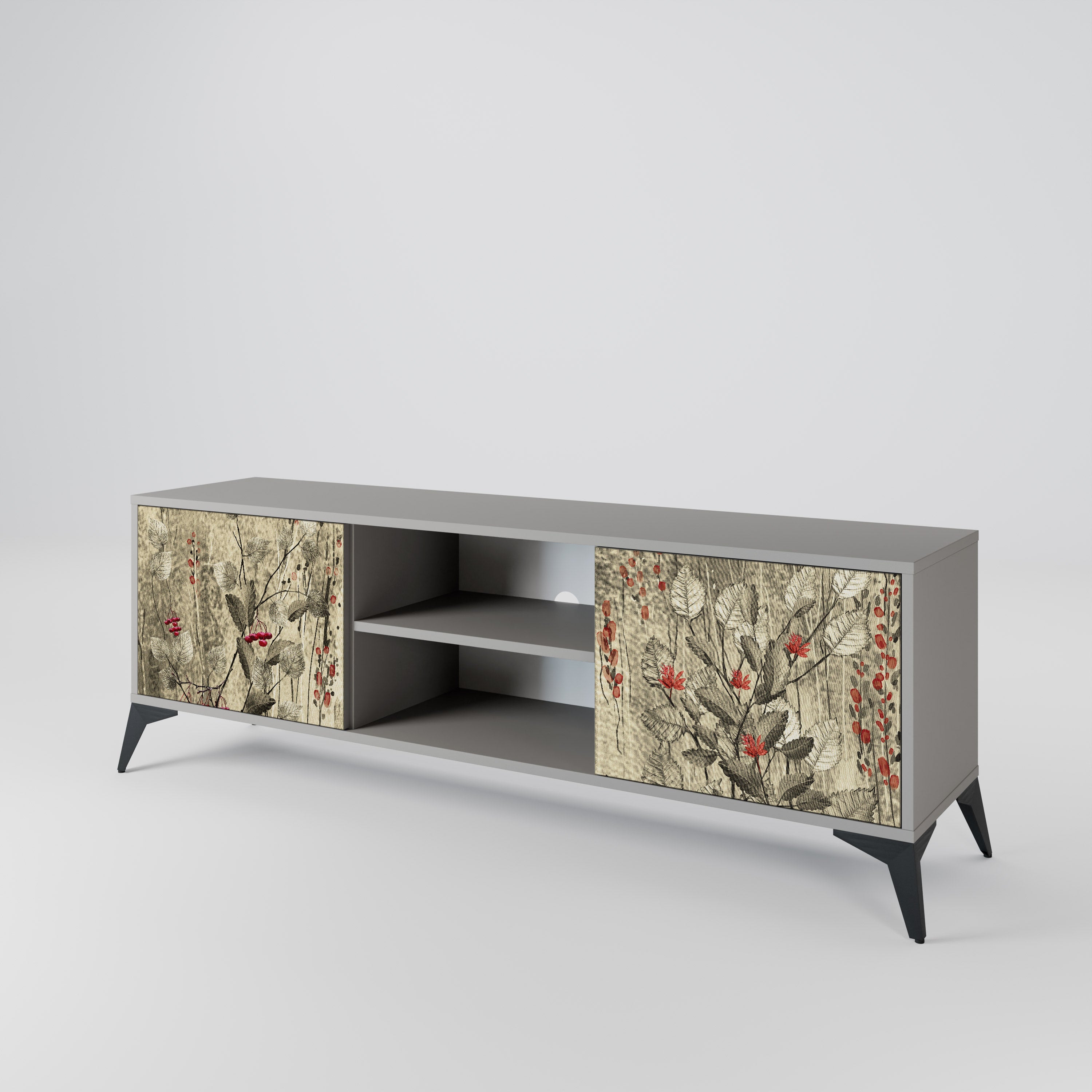 HERBAL GRACE 2-Door TV Cabinet