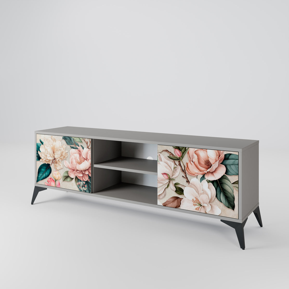 FLORAL GRACE Dvoudveřový TV stolek