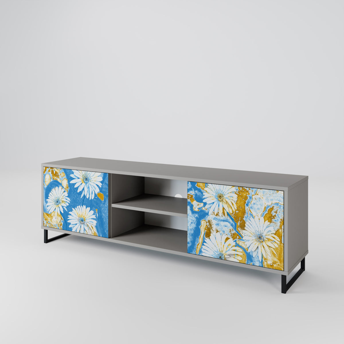 DAISY LUXE Dvoudveřový TV stolek