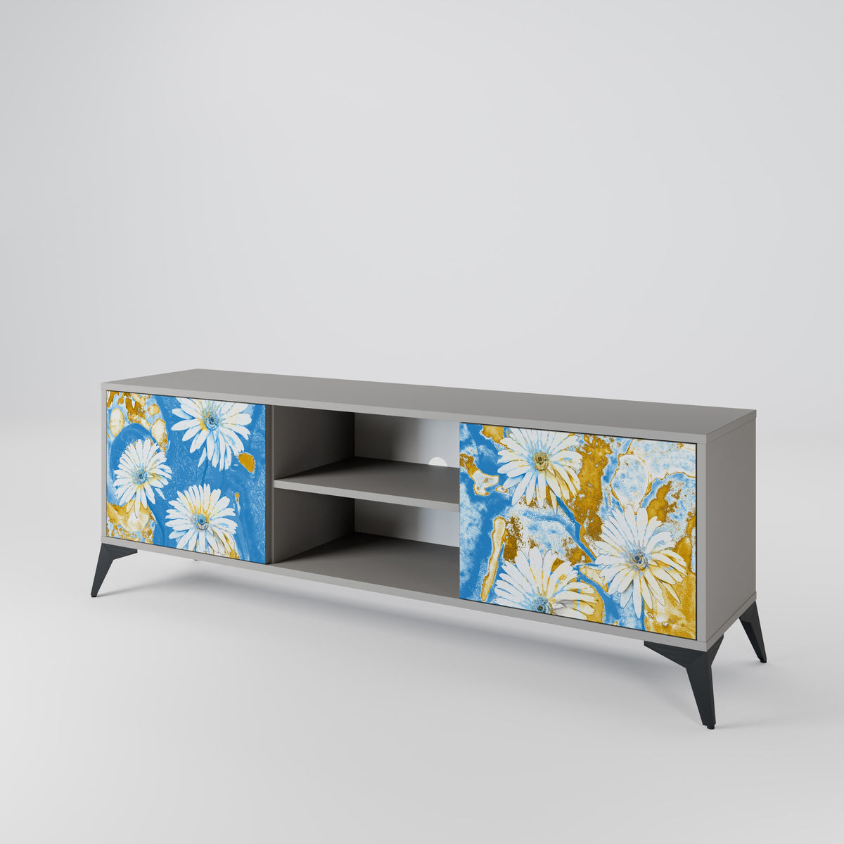 DAISY LUXE Dvoudveřový TV stolek