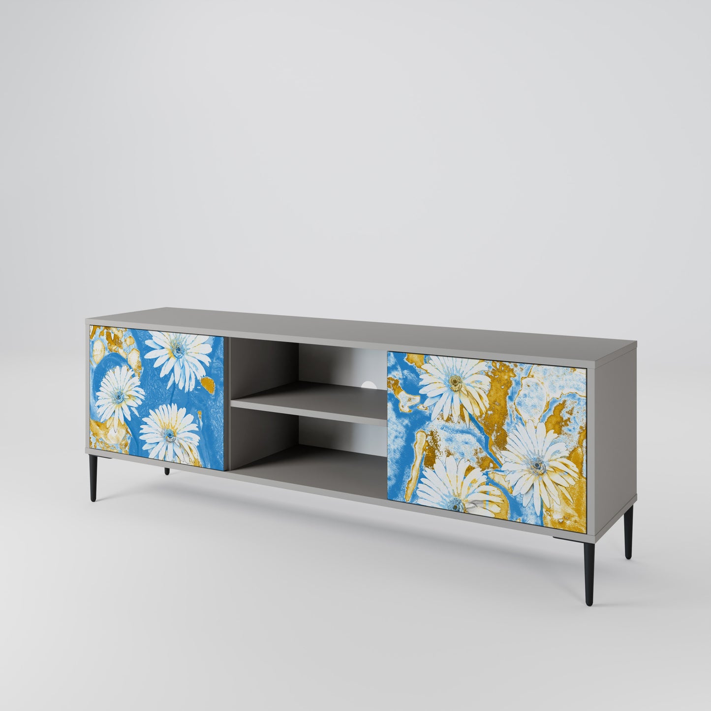 DAISY LUXE Dvoudveřový TV stolek