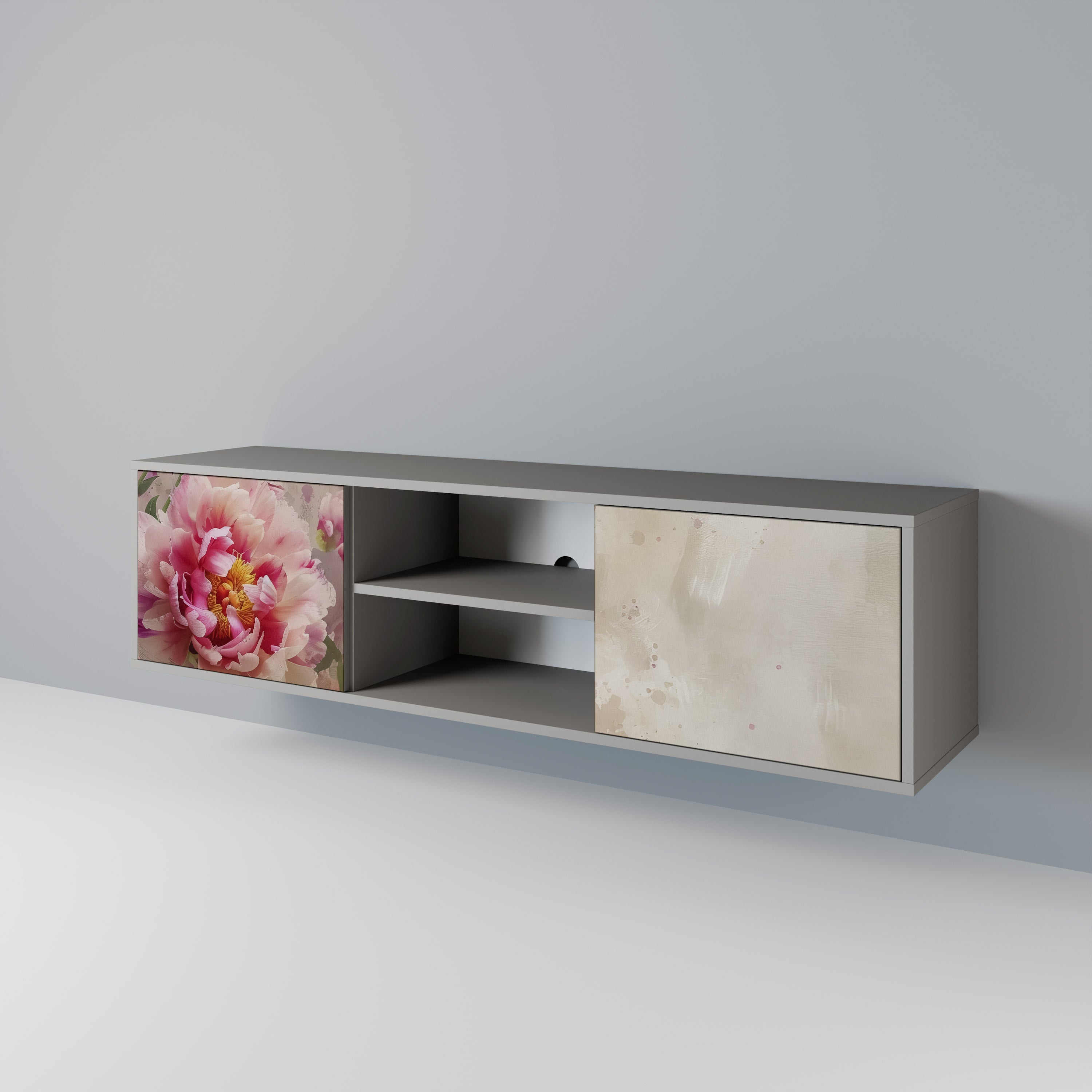 PEONY WHISPER 2-Door TV Cabinet