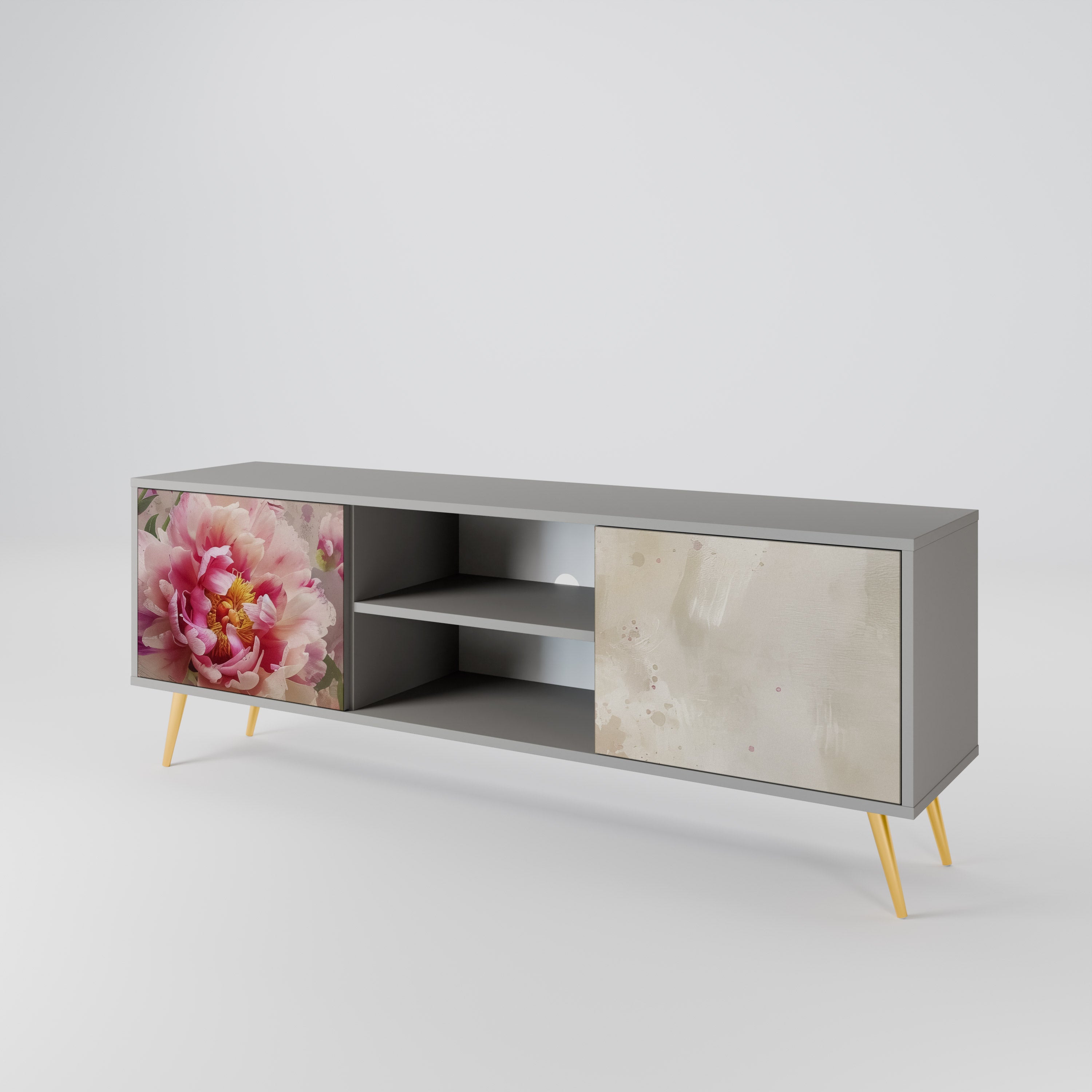 PEONY WHISPER 2-Door TV Cabinet