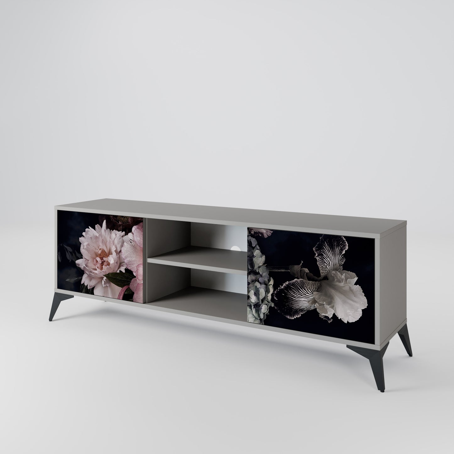 PURE BLOSSOM Dvoudveřový TV stolek