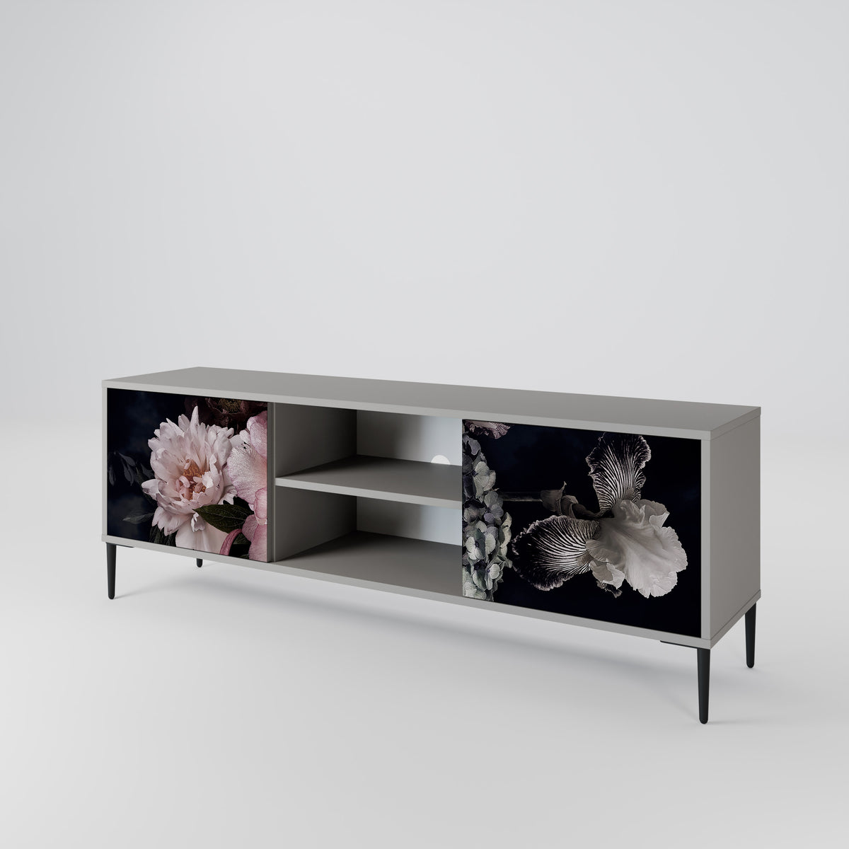 PURE BLOSSOM Dvoudveřový TV stolek