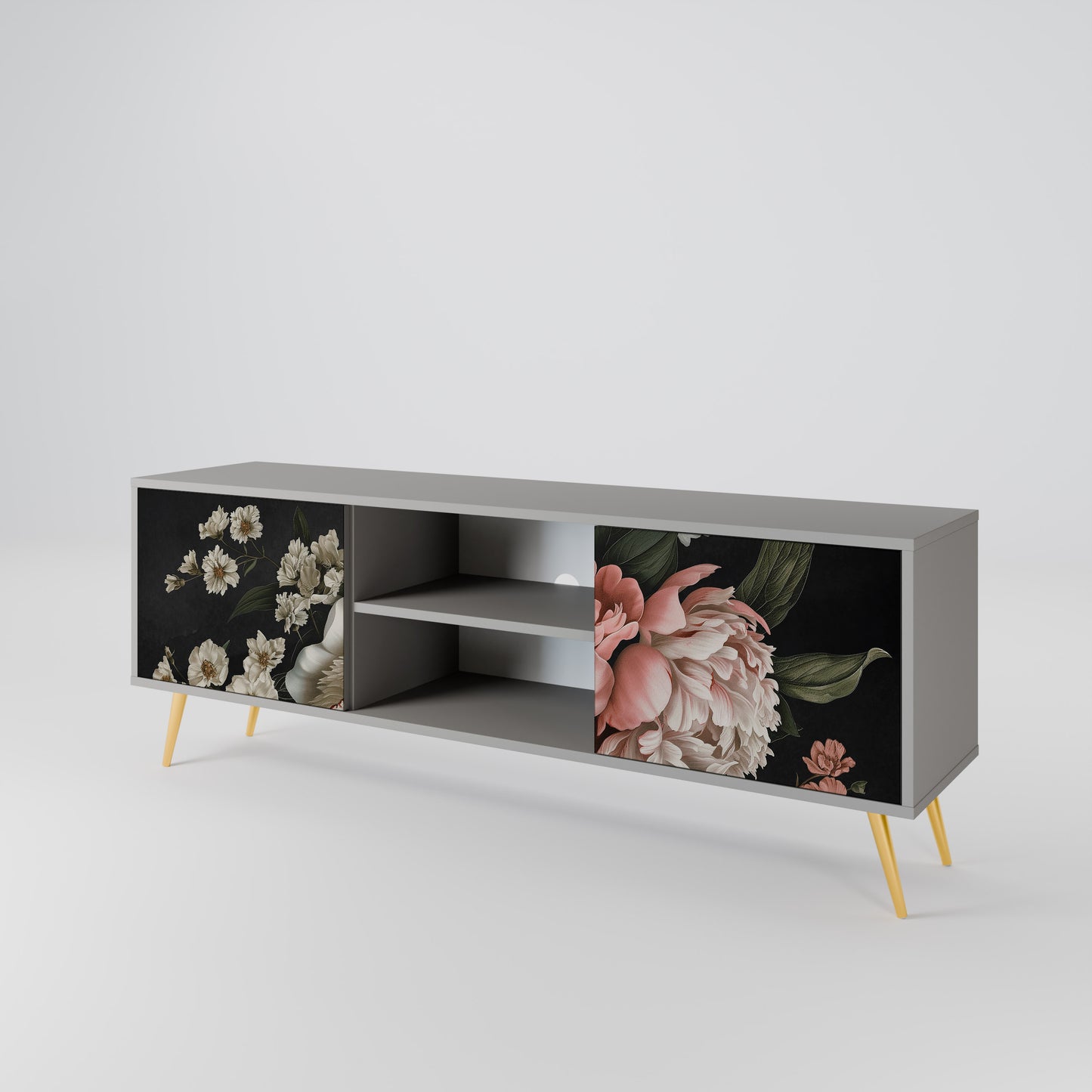 LUSH ELEGANCE Dvoudveřový TV stolek