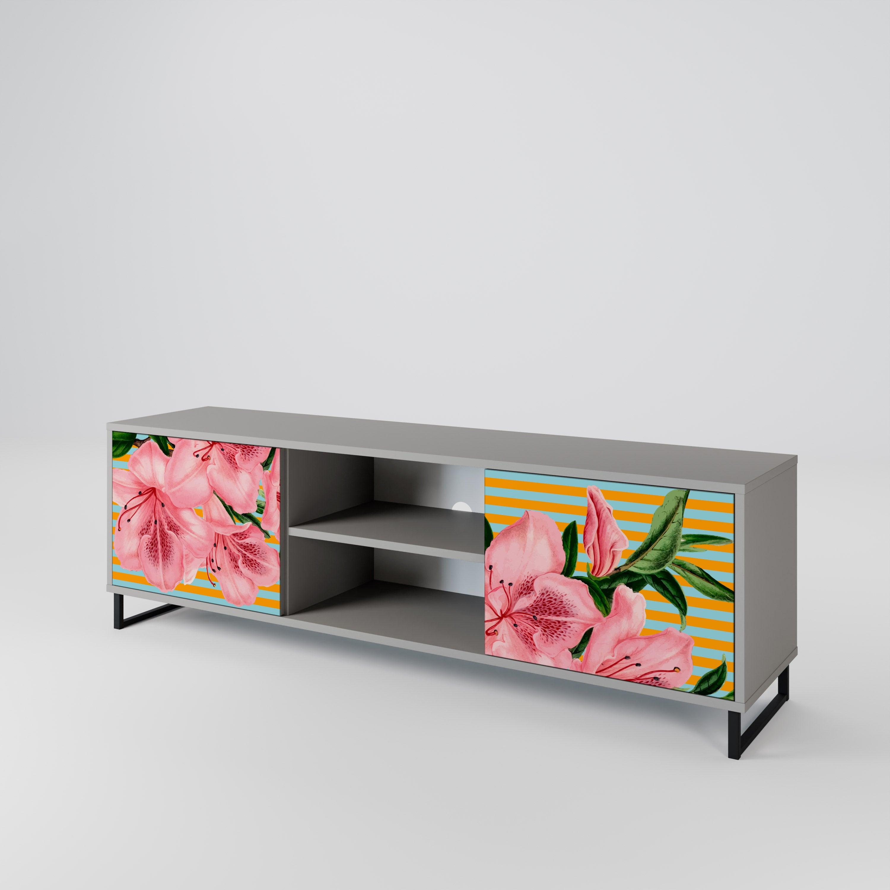 FRAGILE BEAUTY 2-Door TV Cabinet