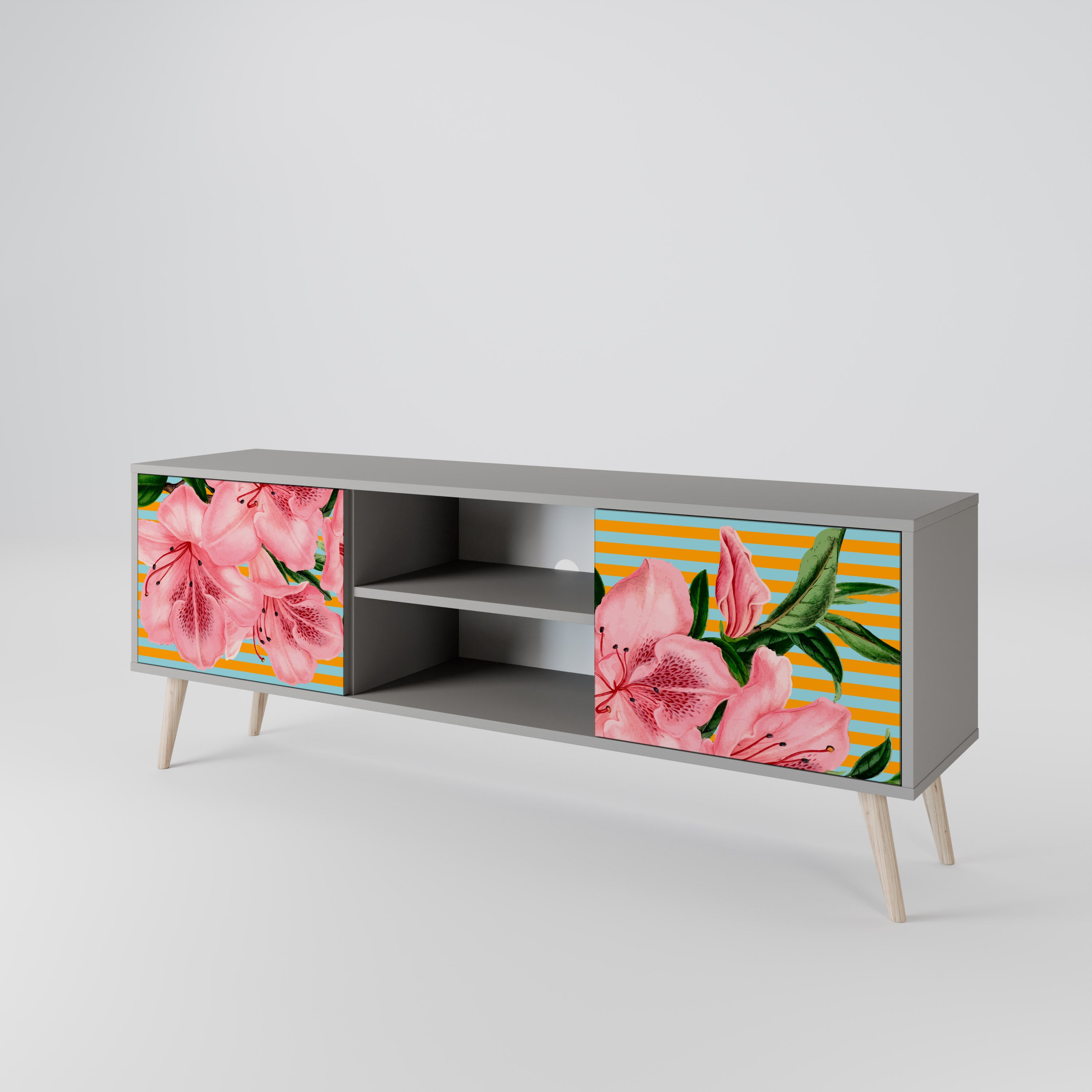 FRAGILE BEAUTY 2-Door TV Cabinet