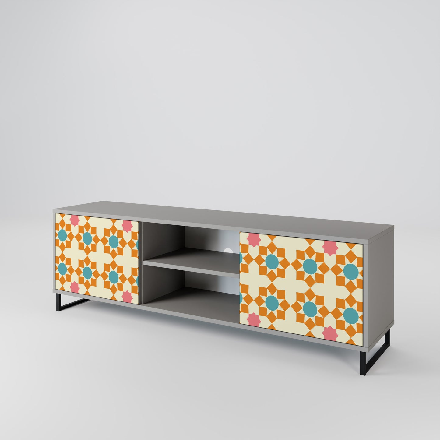 FLORAL DECOR Dvoudveřový TV stolek