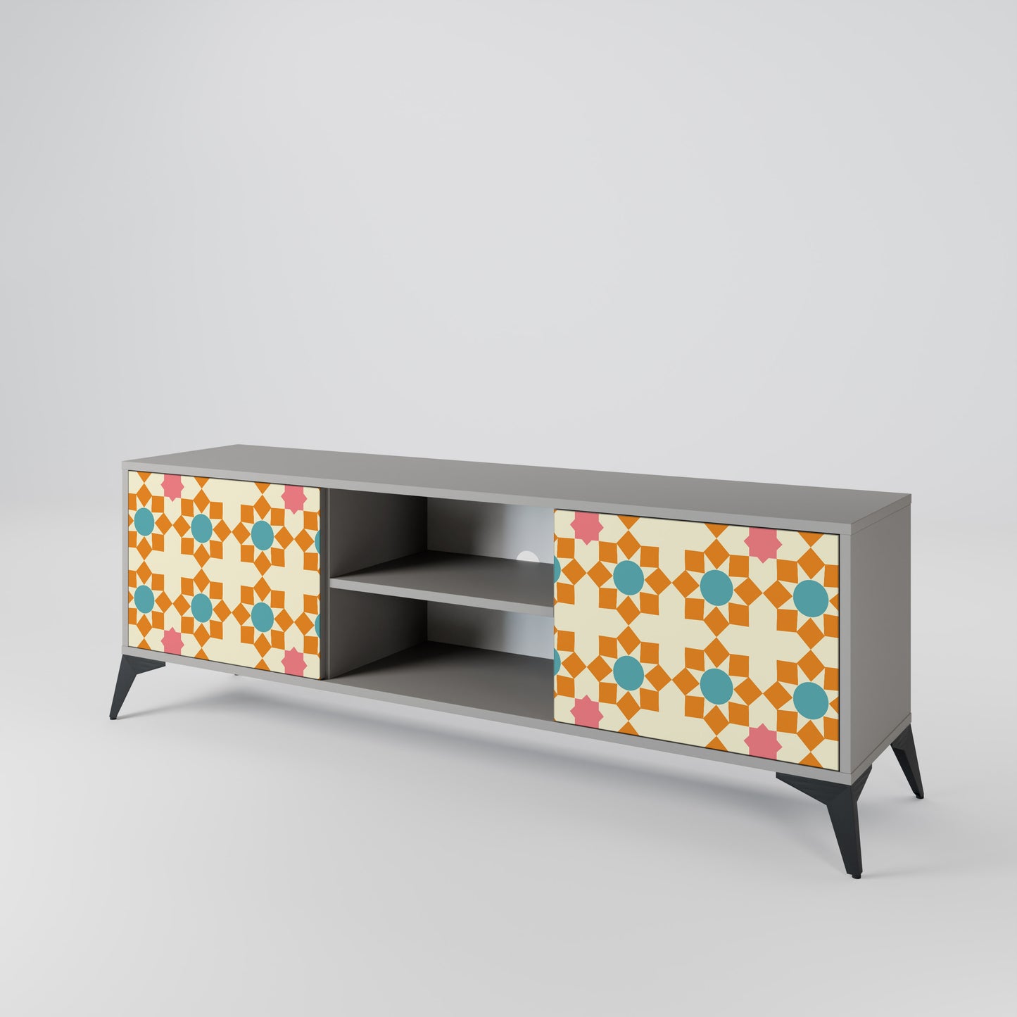 FLORAL DECOR Dvoudveřový TV stolek