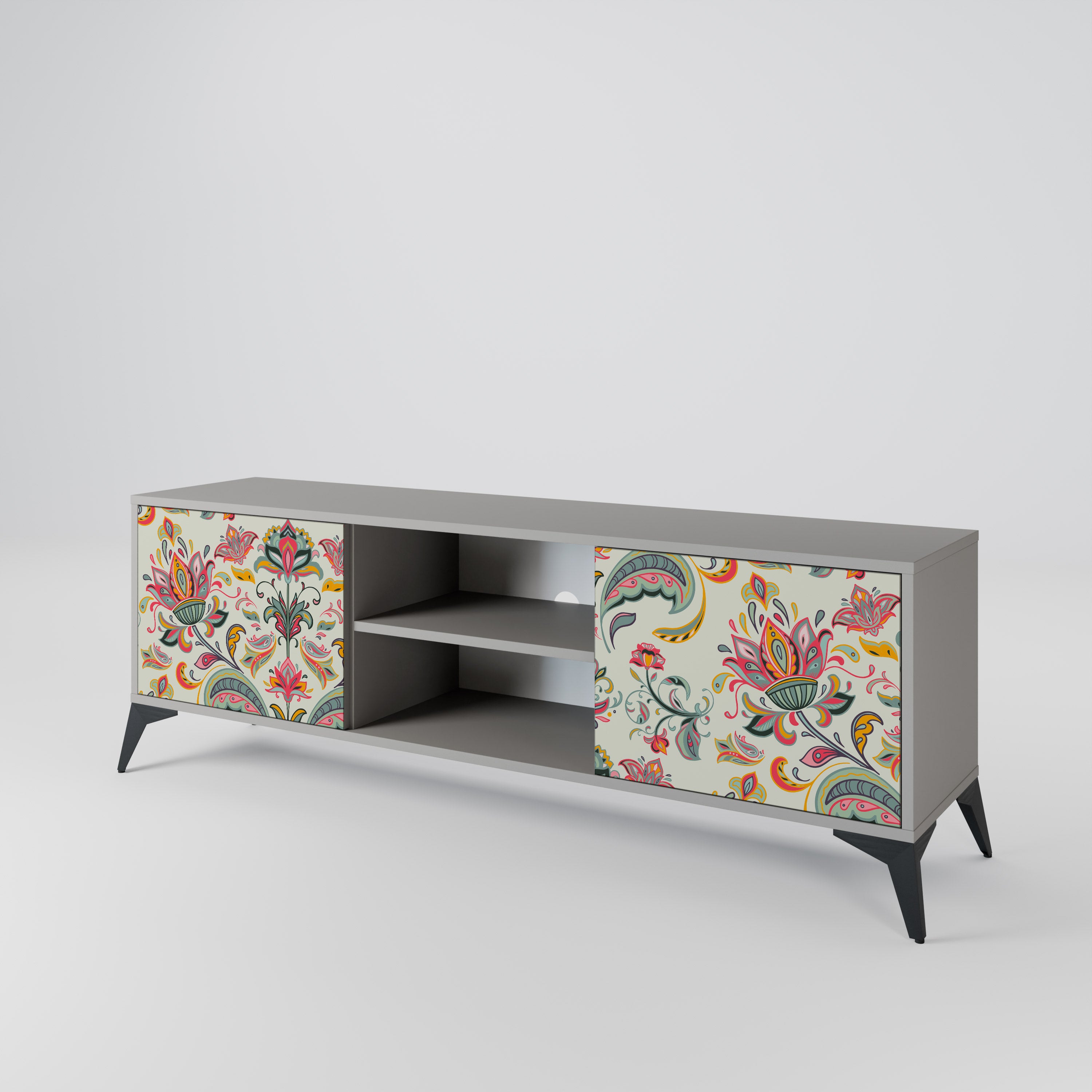 ORGANIC FOLKLORE 2-Door TV Cabinet