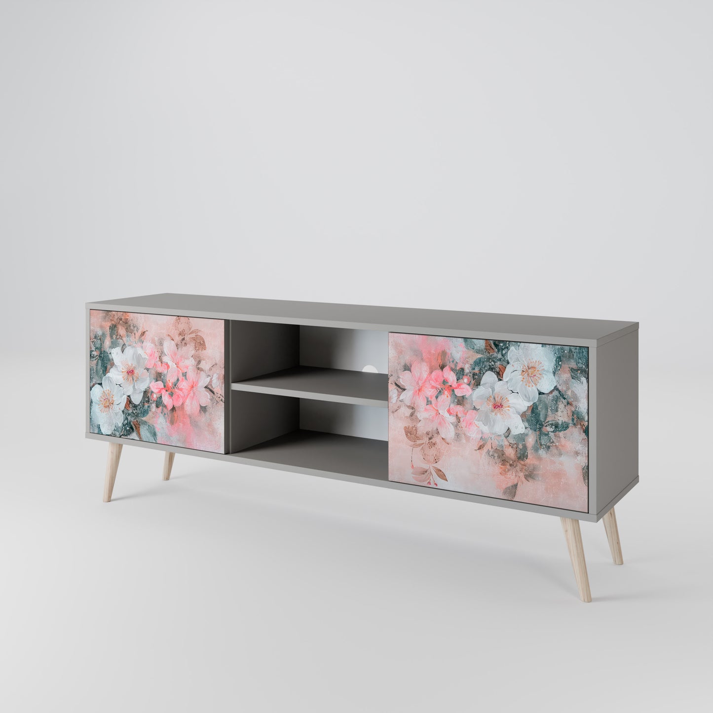 CHERRY BLOSSOM Dvoudveřový TV stolek
